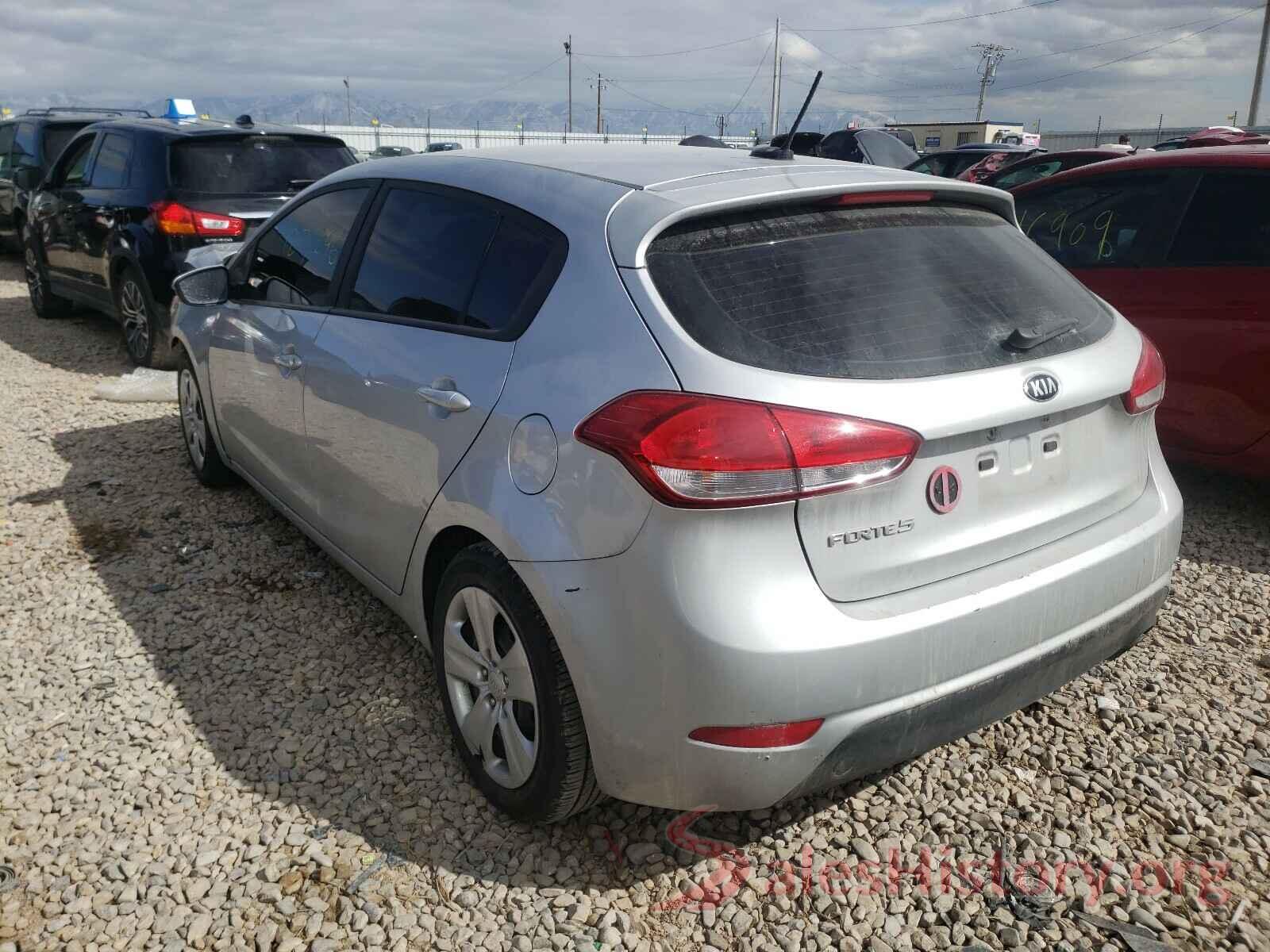 KNAFK5A87G5593677 2016 KIA FORTE