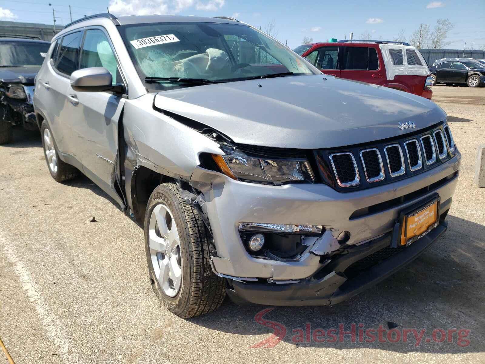 3C4NJCBB7KT851995 2019 JEEP COMPASS