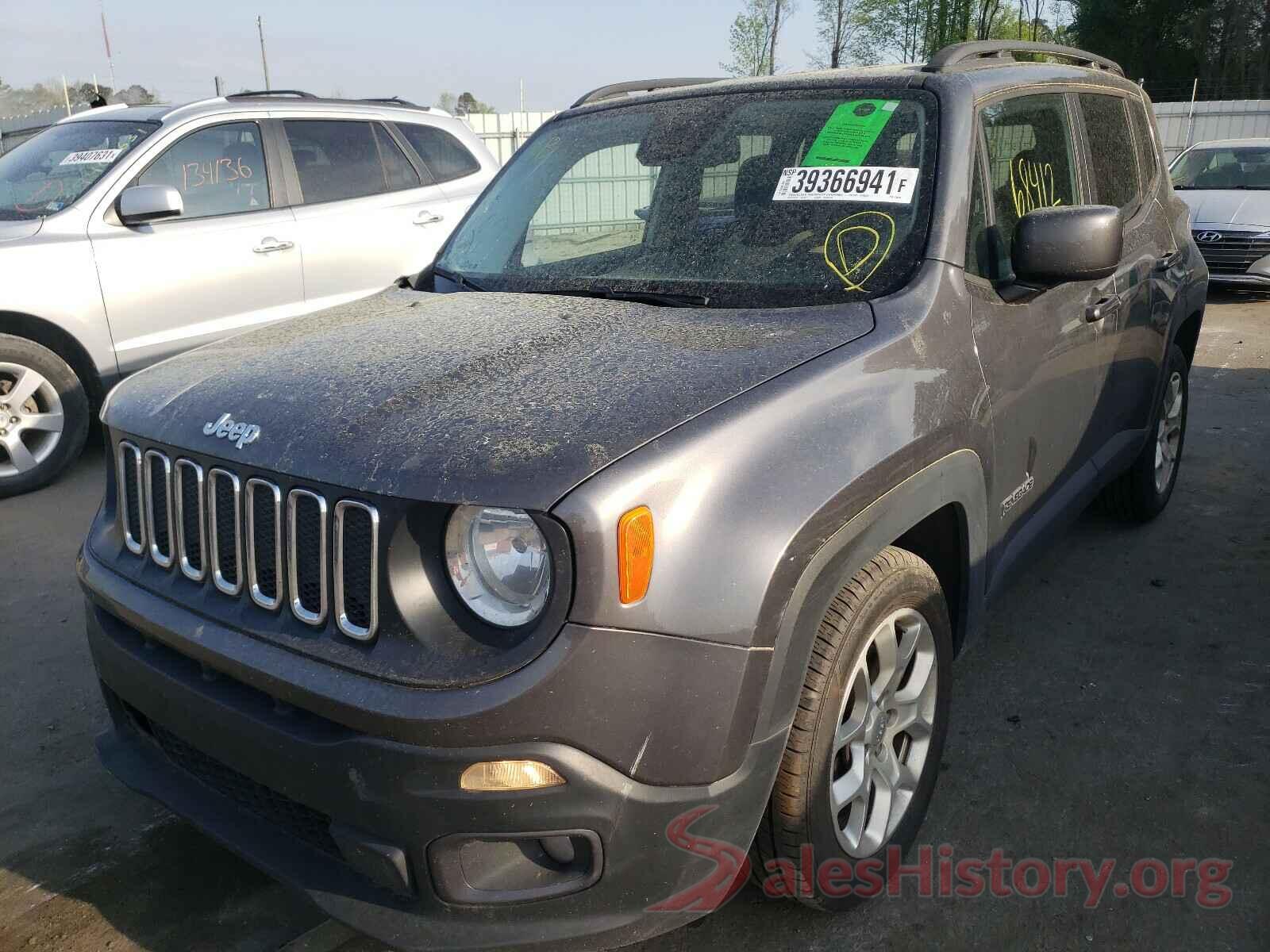 ZACCJABT5GPE09039 2016 JEEP RENEGADE