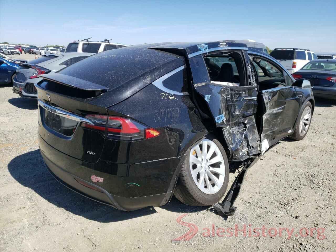 5YJXCBE26JF104393 2018 TESLA MODEL X