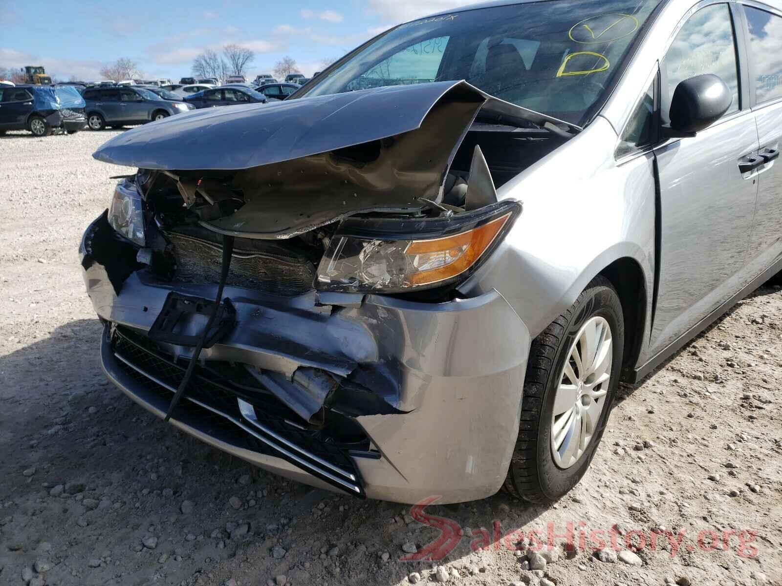 5FNRL5H25GB076827 2016 HONDA ODYSSEY