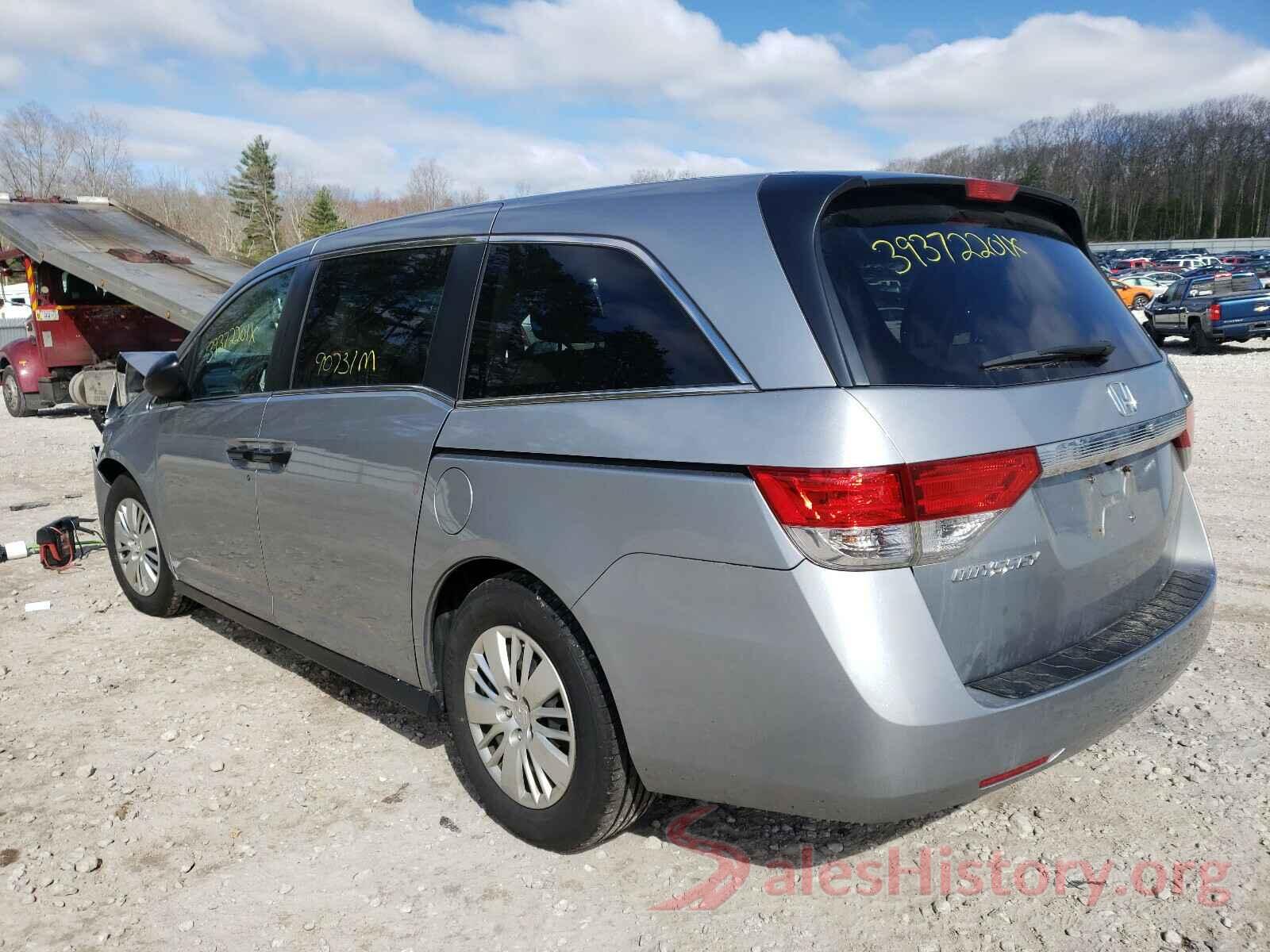 5FNRL5H25GB076827 2016 HONDA ODYSSEY