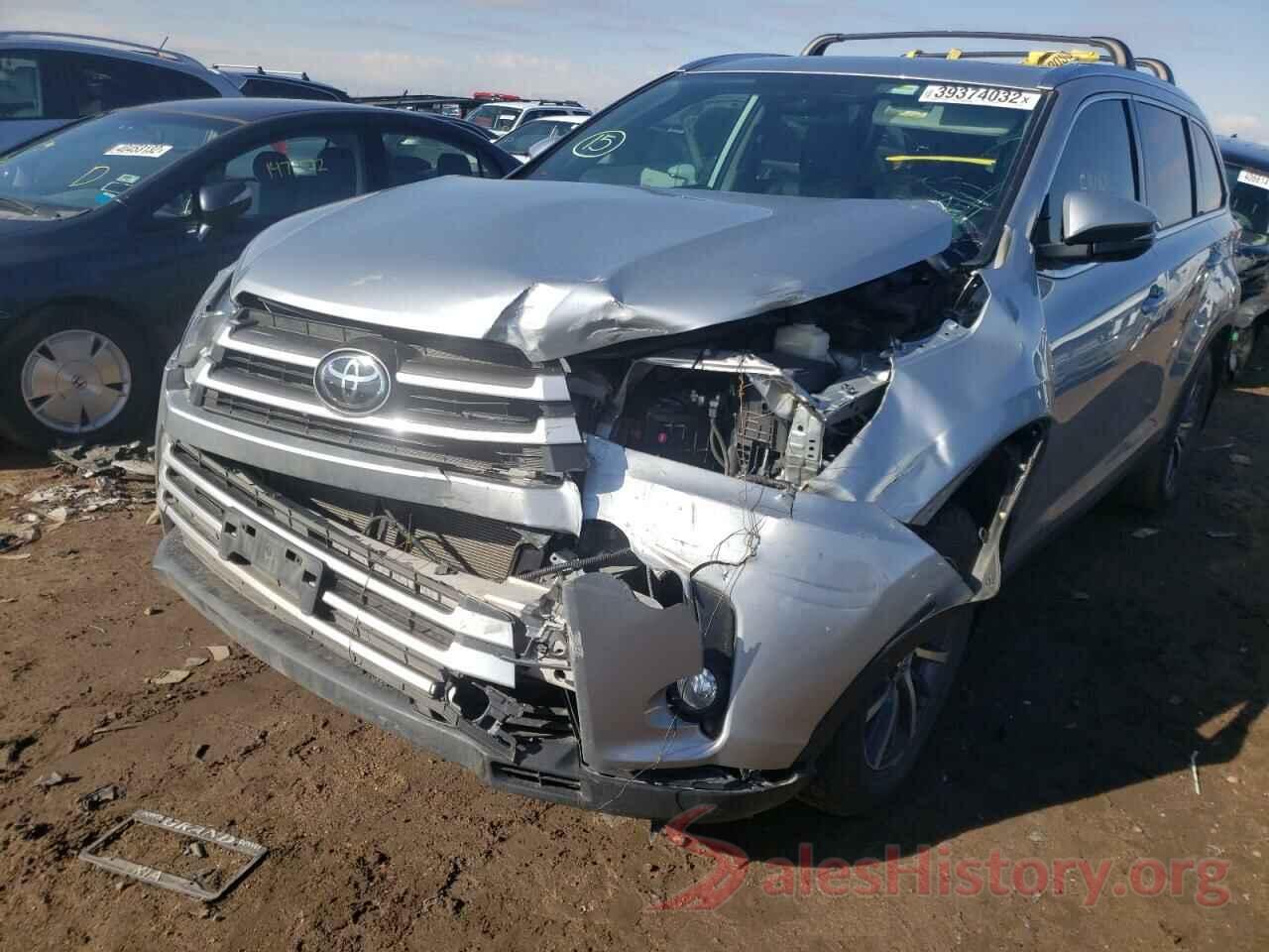 5TDJZRFH4KS564696 2019 TOYOTA HIGHLANDER