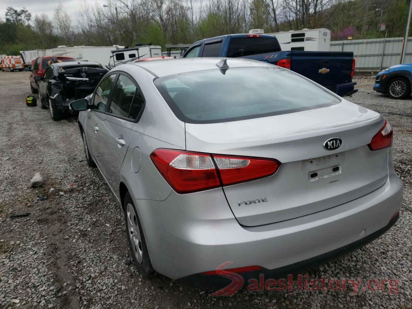 KNAFK4A63G5488742 2016 KIA FORTE