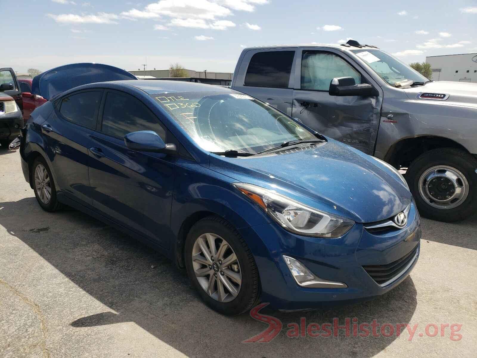 KMHDH4AE4GU543619 2016 HYUNDAI ELANTRA