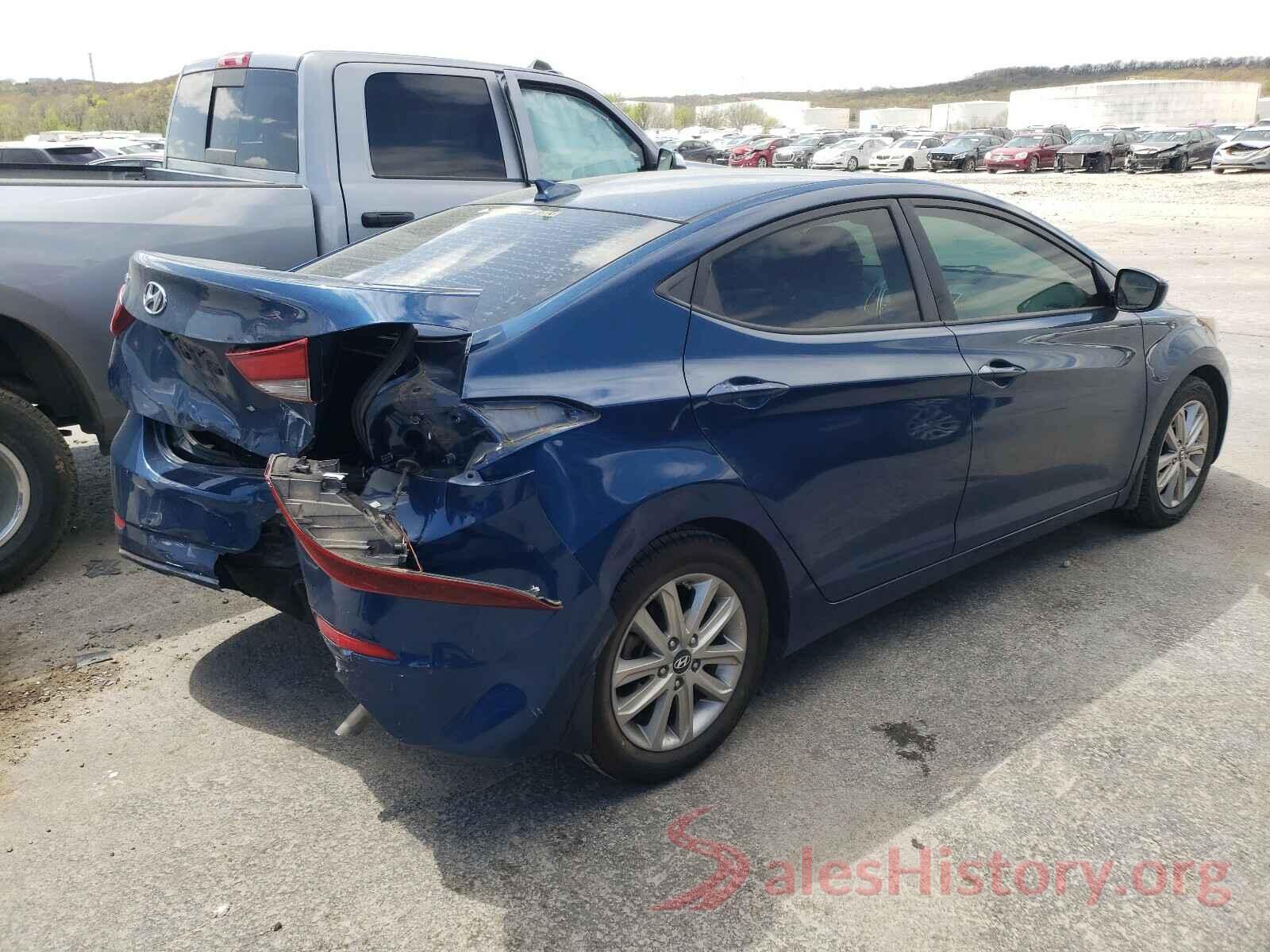 KMHDH4AE4GU543619 2016 HYUNDAI ELANTRA