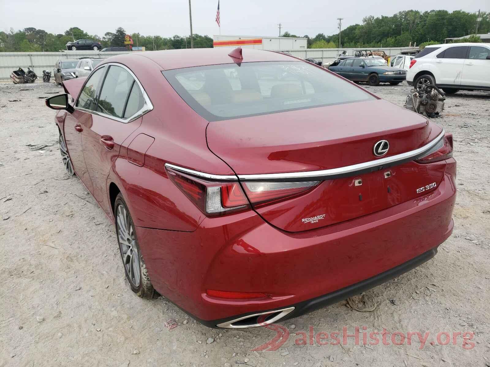 58ABZ1B12KU004089 2019 LEXUS ES350