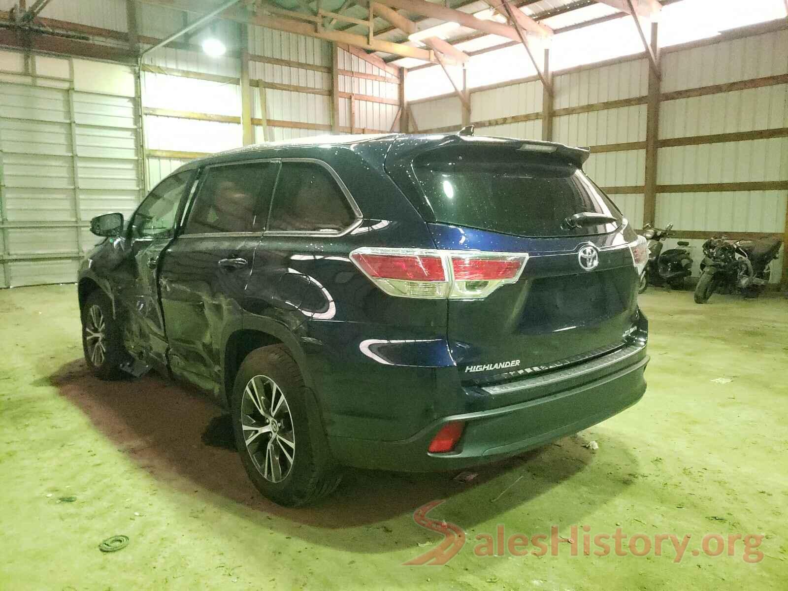 5TDJKRFH8GS332405 2016 TOYOTA HIGHLANDER