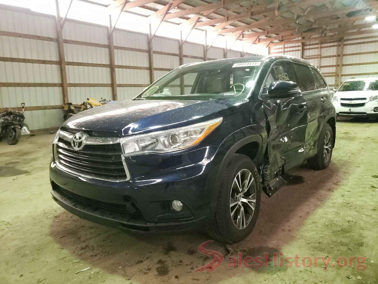 5TDJKRFH8GS332405 2016 TOYOTA HIGHLANDER