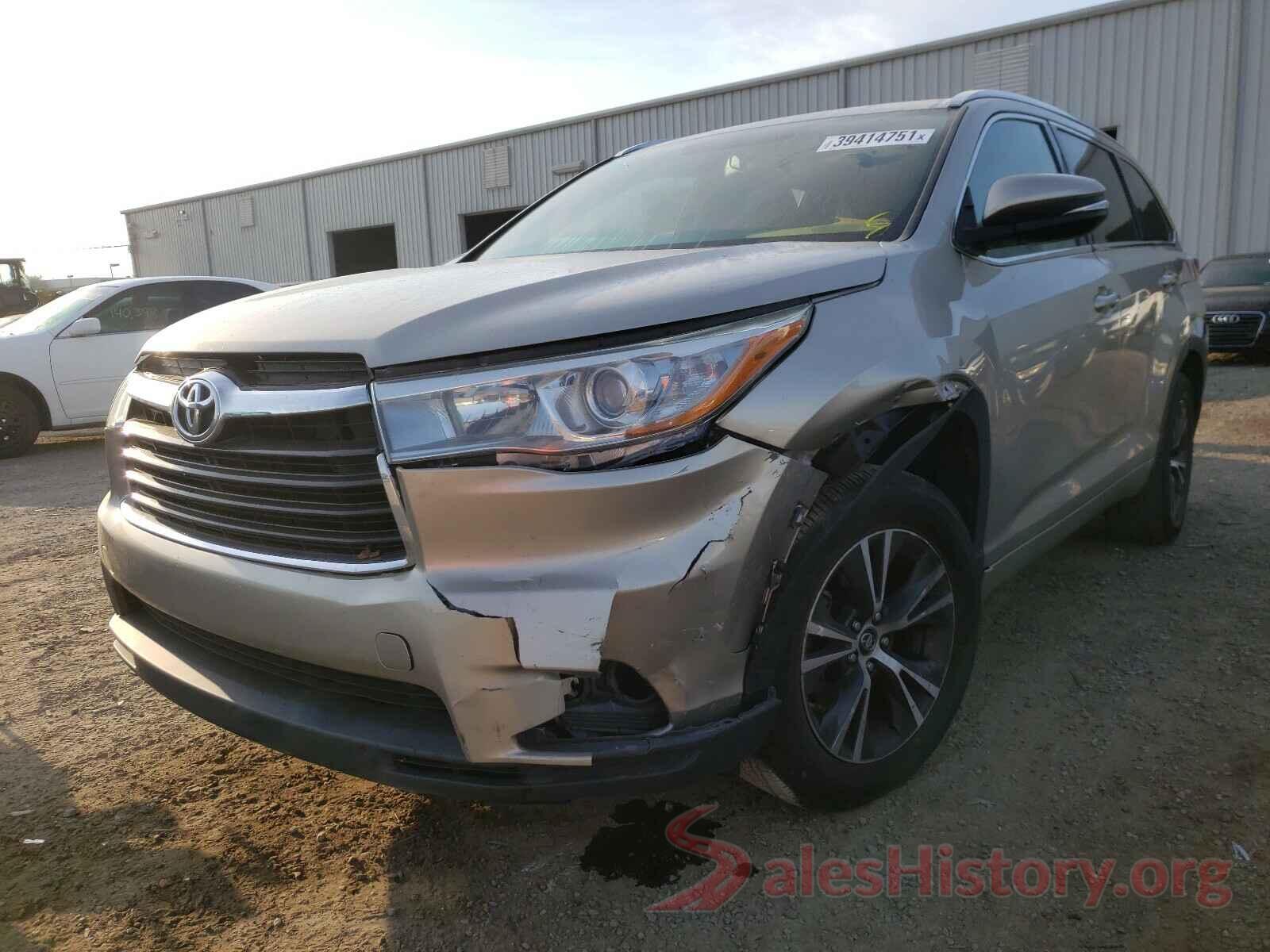 5TDKKRFHXGS501117 2016 TOYOTA HIGHLANDER