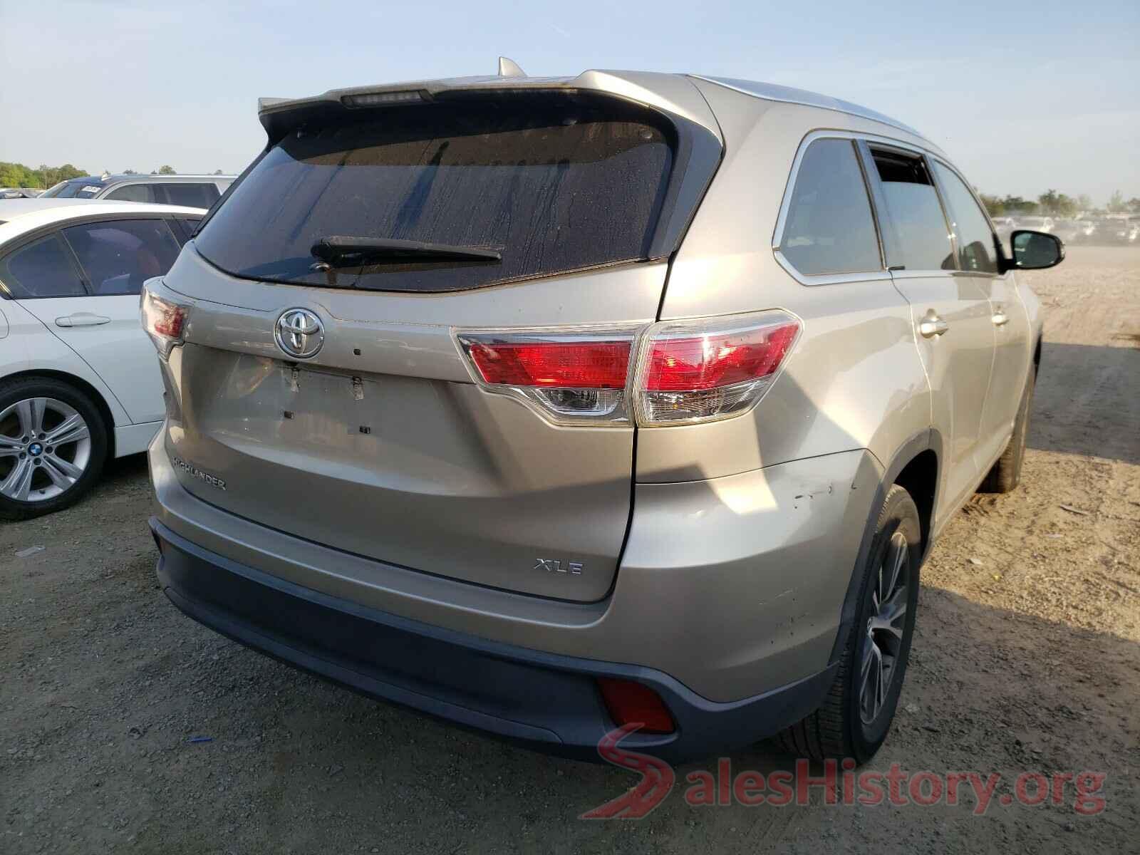 5TDKKRFHXGS501117 2016 TOYOTA HIGHLANDER