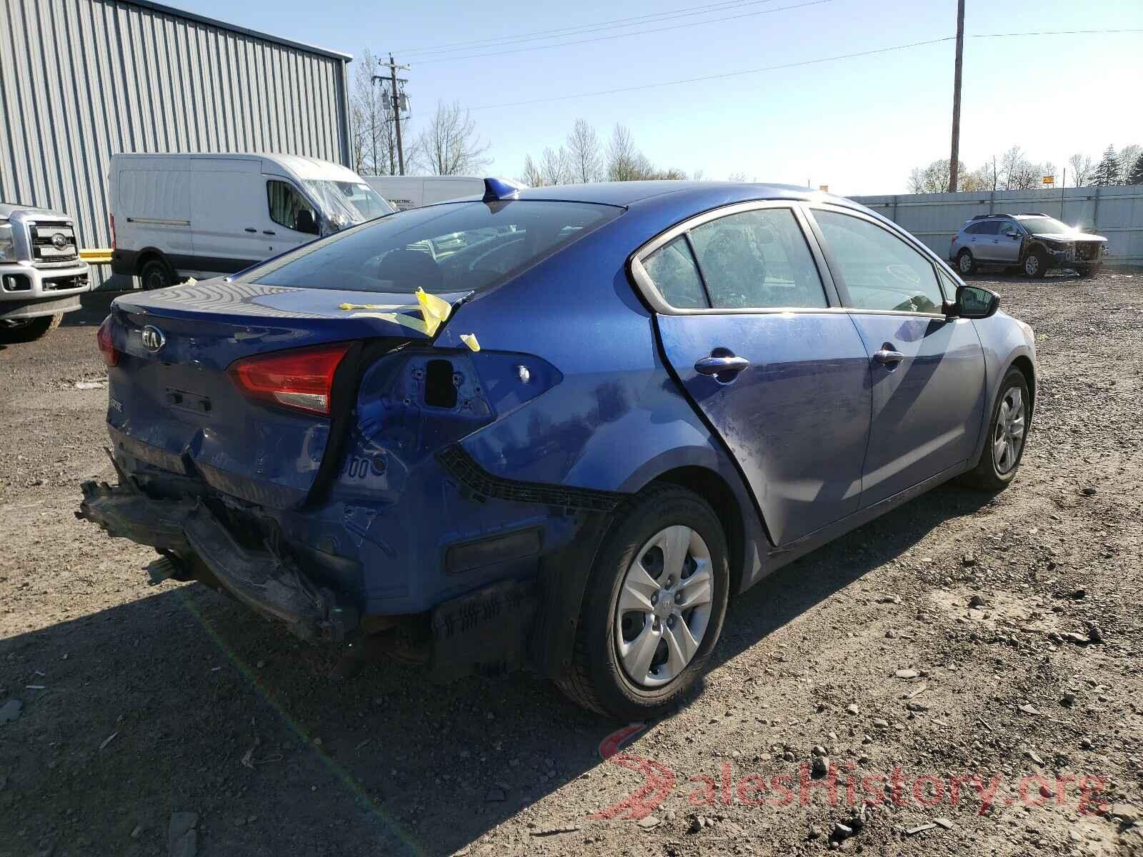 3KPFL4A7XHE006217 2017 KIA FORTE