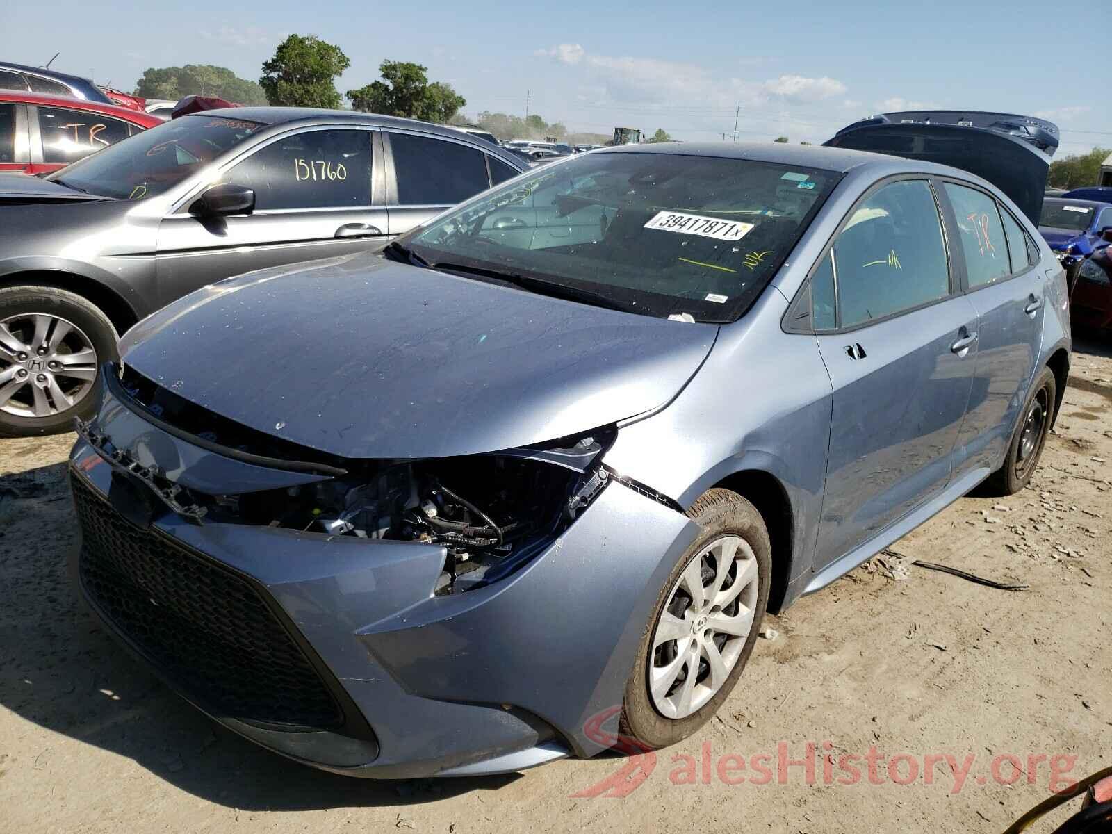 5YFEPRAE9LP080182 2020 TOYOTA COROLLA