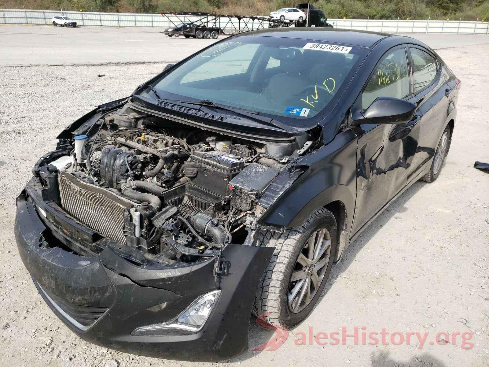 5NPDH4AE8GH655905 2016 HYUNDAI ELANTRA