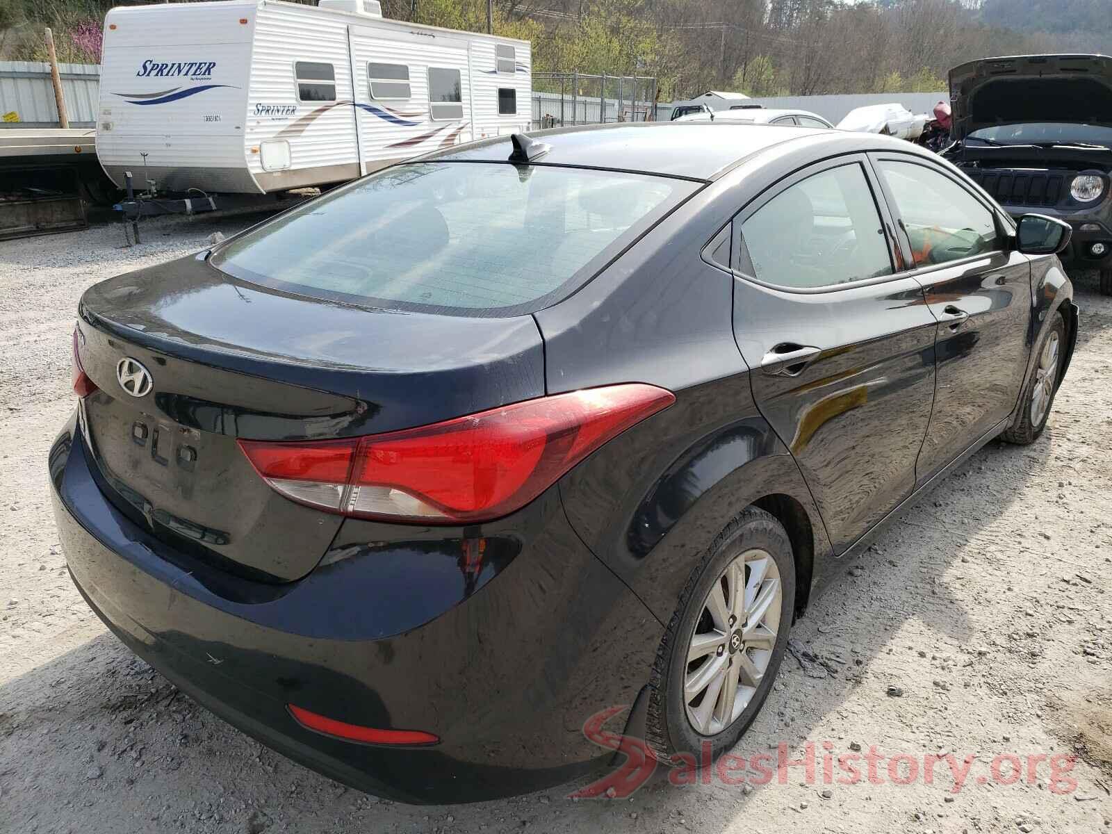 5NPDH4AE8GH655905 2016 HYUNDAI ELANTRA