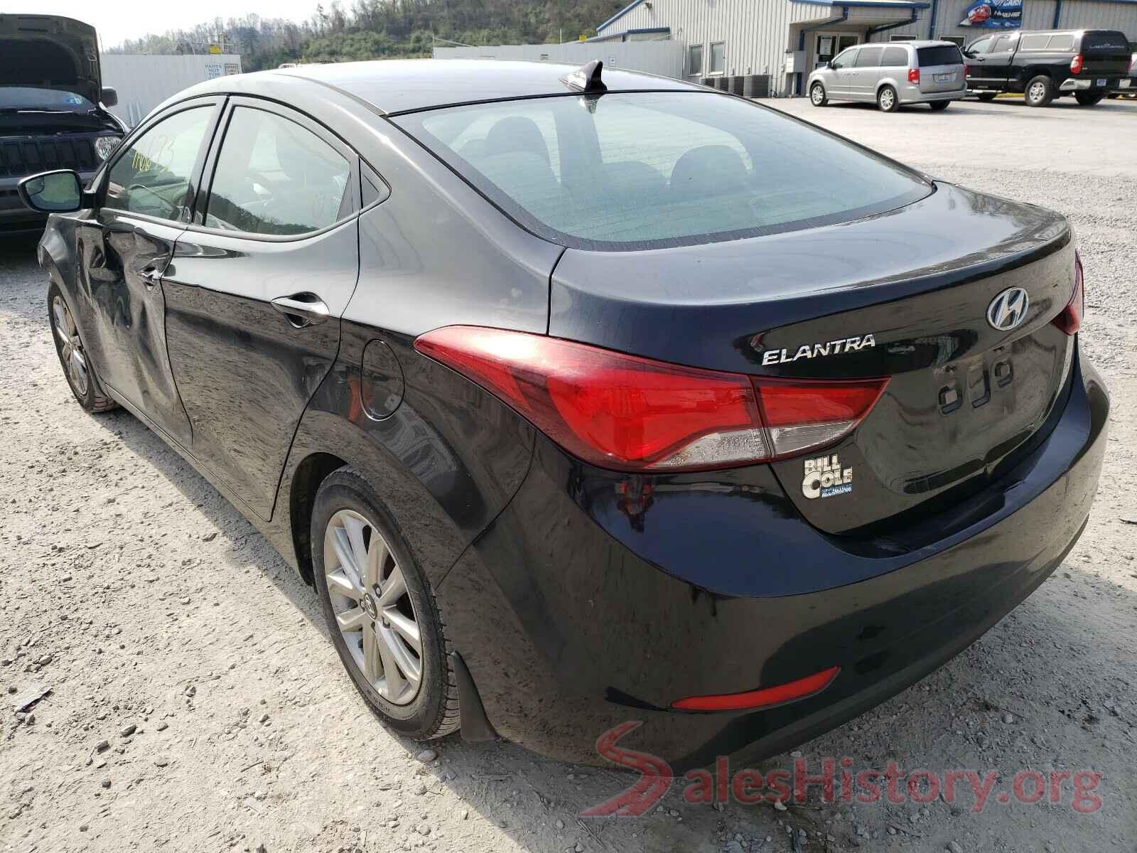 5NPDH4AE8GH655905 2016 HYUNDAI ELANTRA