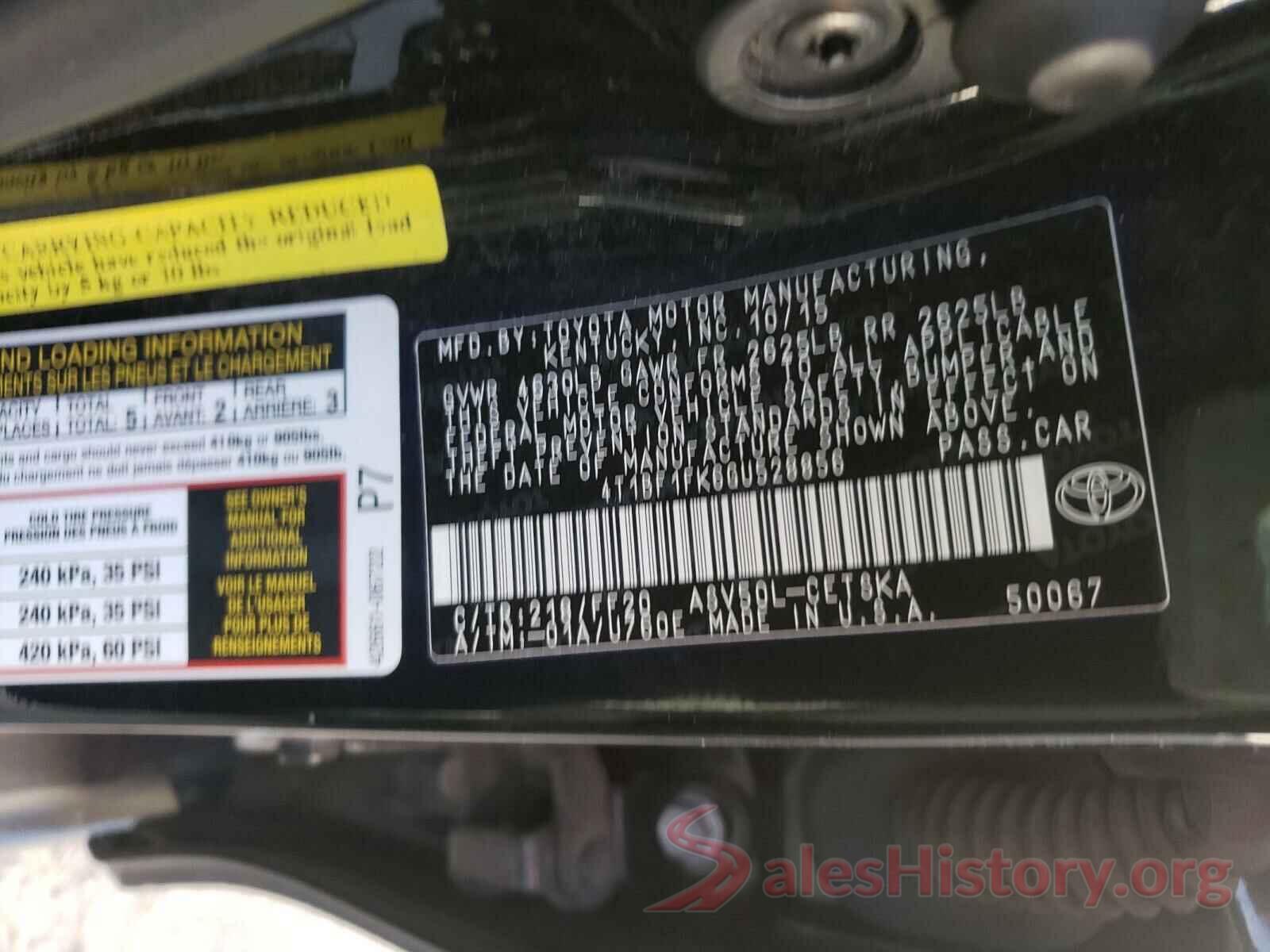 4T1BF1FK6GU528856 2016 TOYOTA CAMRY