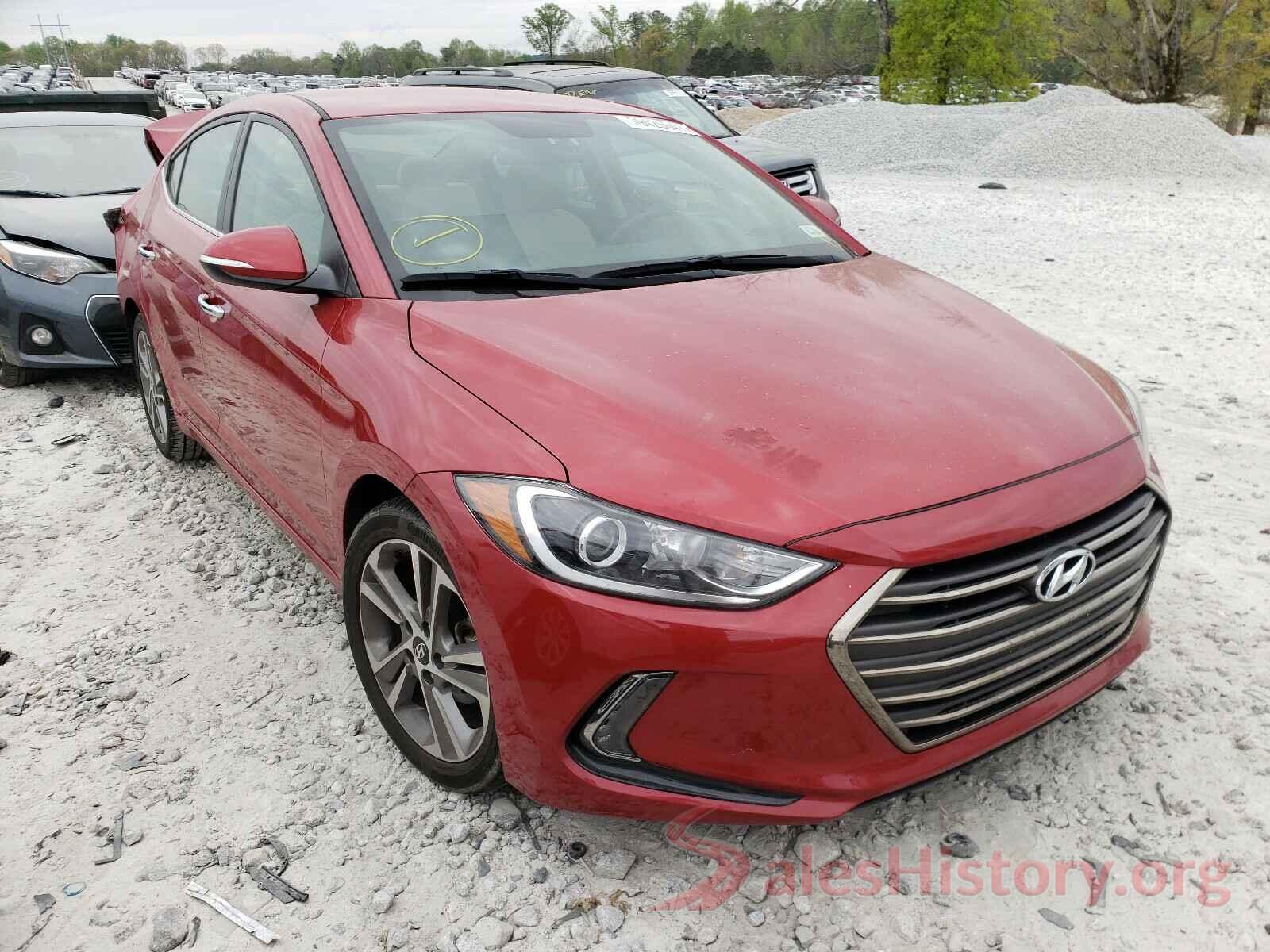 5NPD84LF4HH092438 2017 HYUNDAI ELANTRA