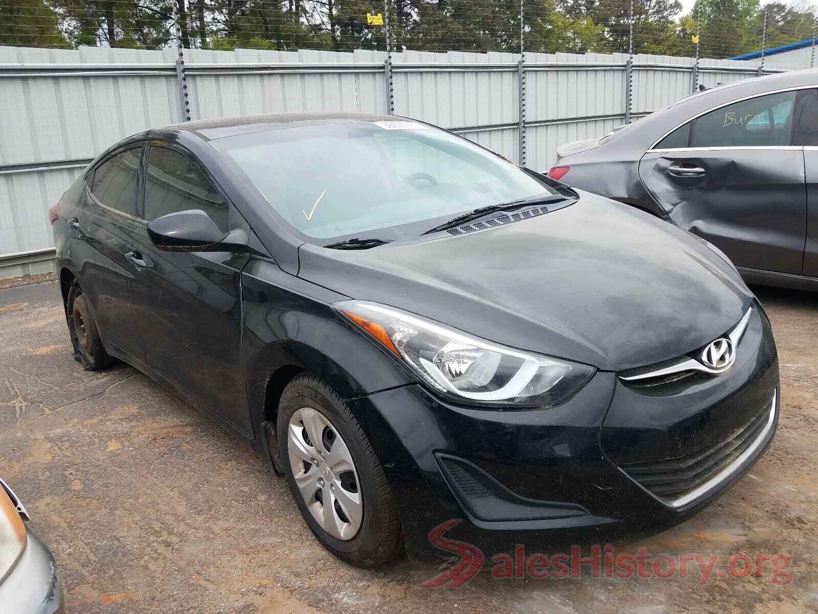 5NPDH4AE2GH792273 2016 HYUNDAI ELANTRA