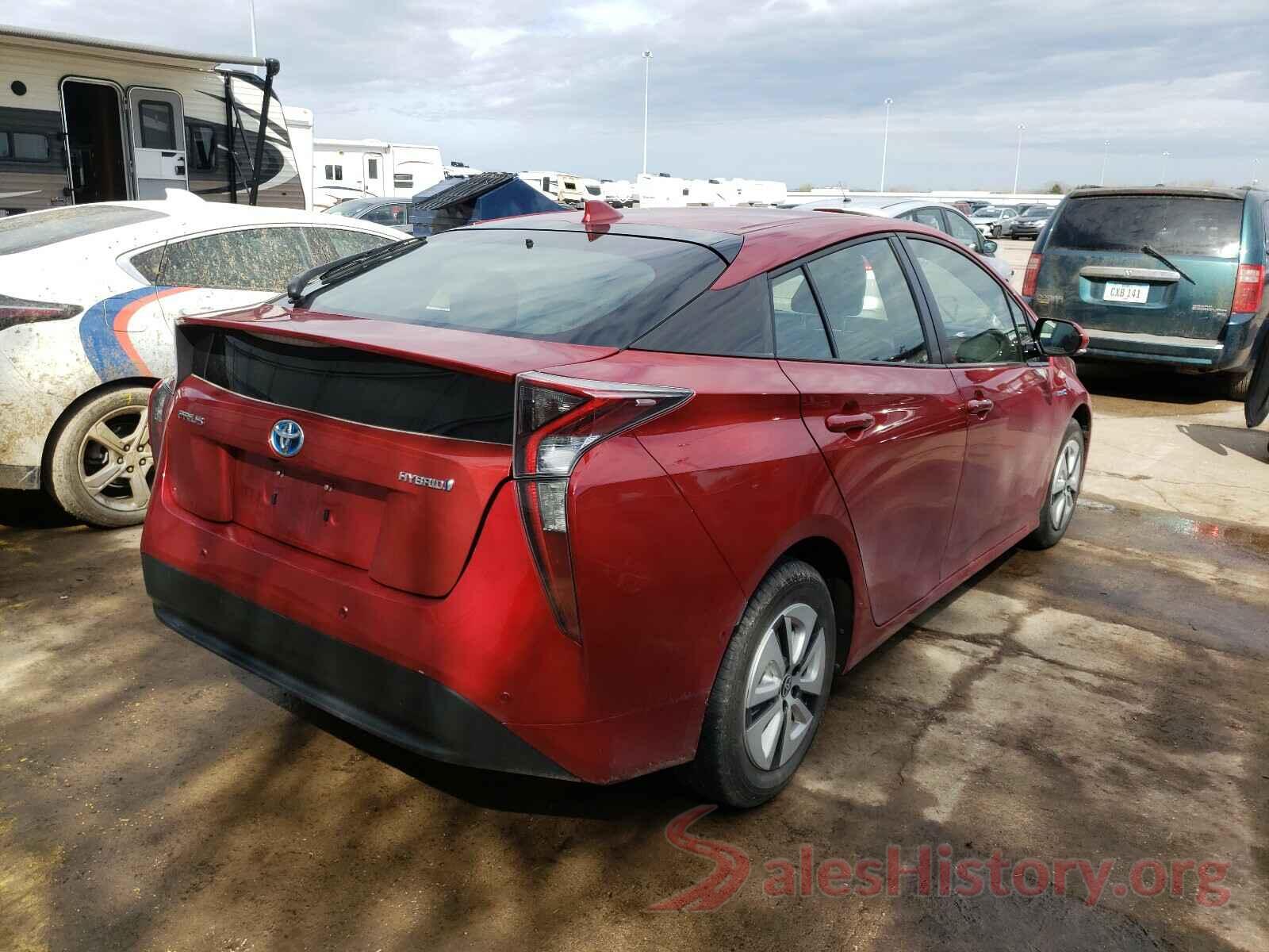 JTDKBRFU9J3076687 2018 TOYOTA PRIUS