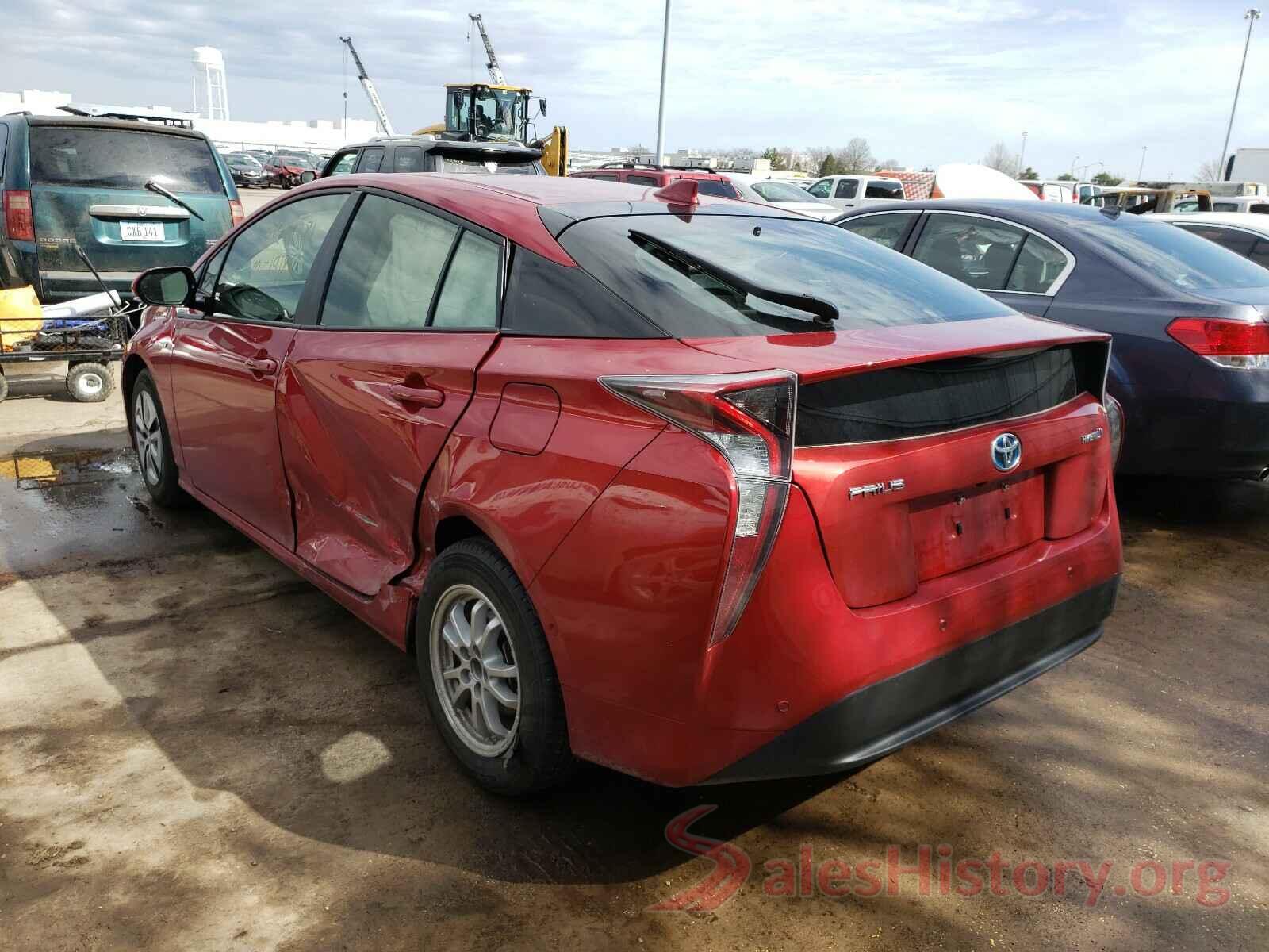 JTDKBRFU9J3076687 2018 TOYOTA PRIUS