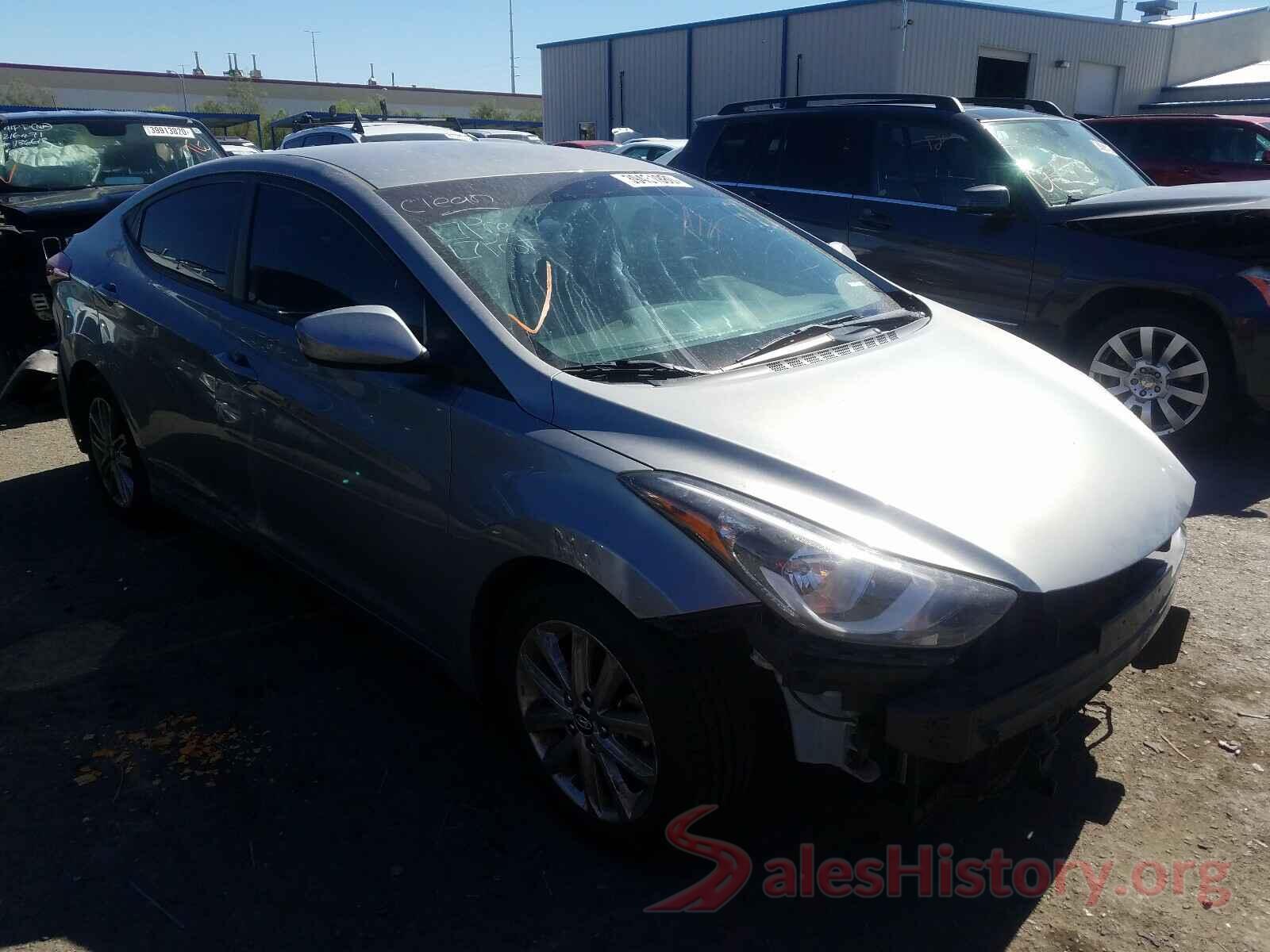 KMHDH4AE5GU490123 2016 HYUNDAI ELANTRA