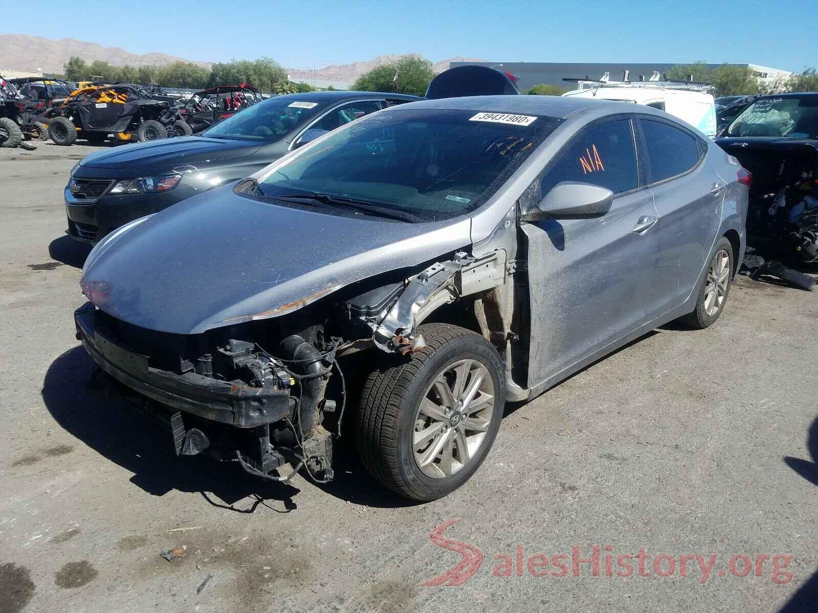 KMHDH4AE5GU490123 2016 HYUNDAI ELANTRA