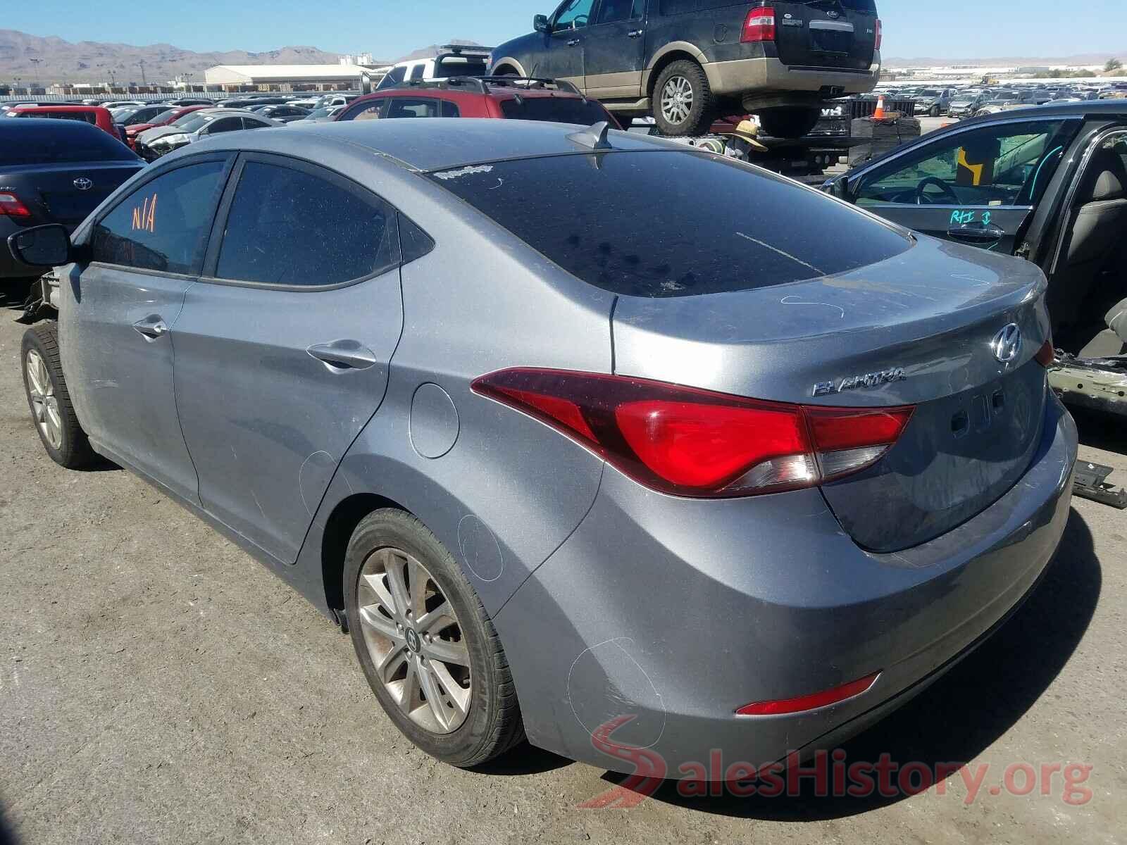 KMHDH4AE5GU490123 2016 HYUNDAI ELANTRA