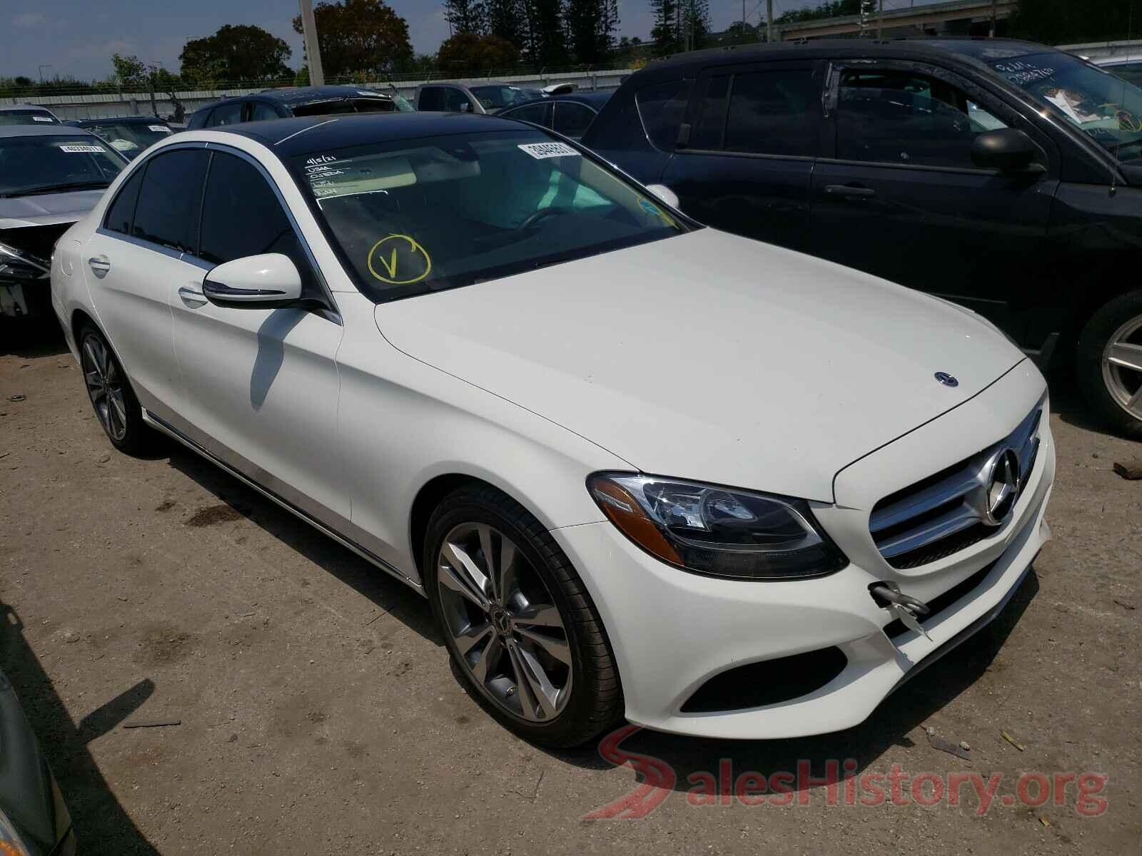 WDDWF4JB0JR419629 2018 MERCEDES-BENZ C CLASS