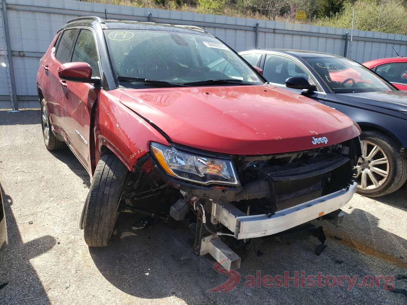 3C4NJDBB8LT157971 2020 JEEP COMPASS