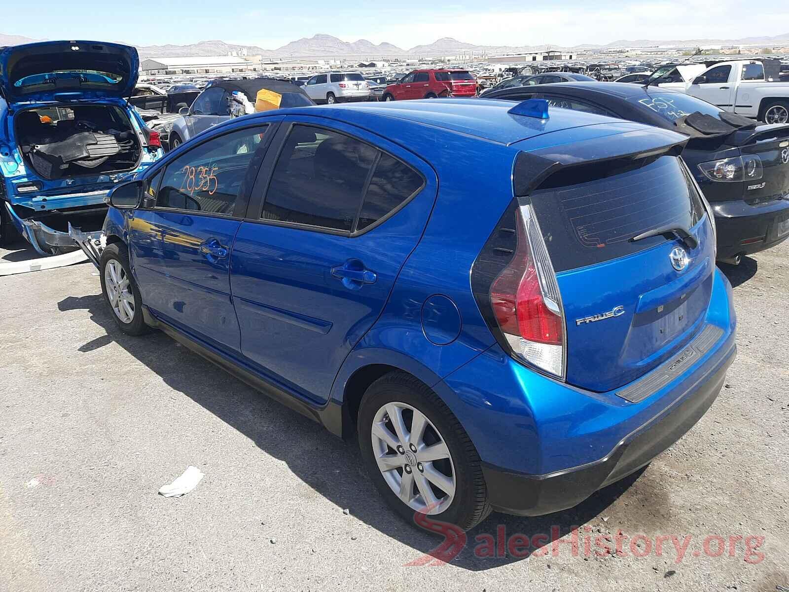 JTDKDTB37H1592590 2017 TOYOTA PRIUS