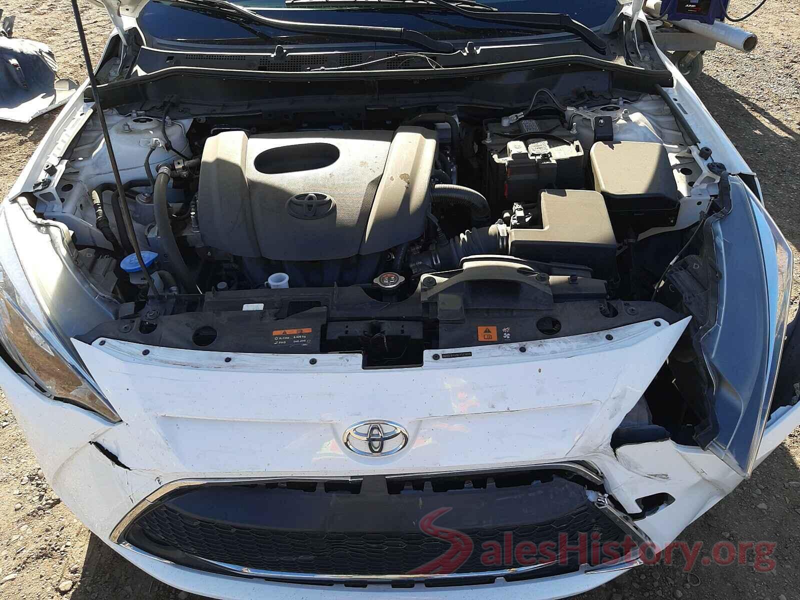 3MYDLBYV8KY525600 2019 TOYOTA YARIS