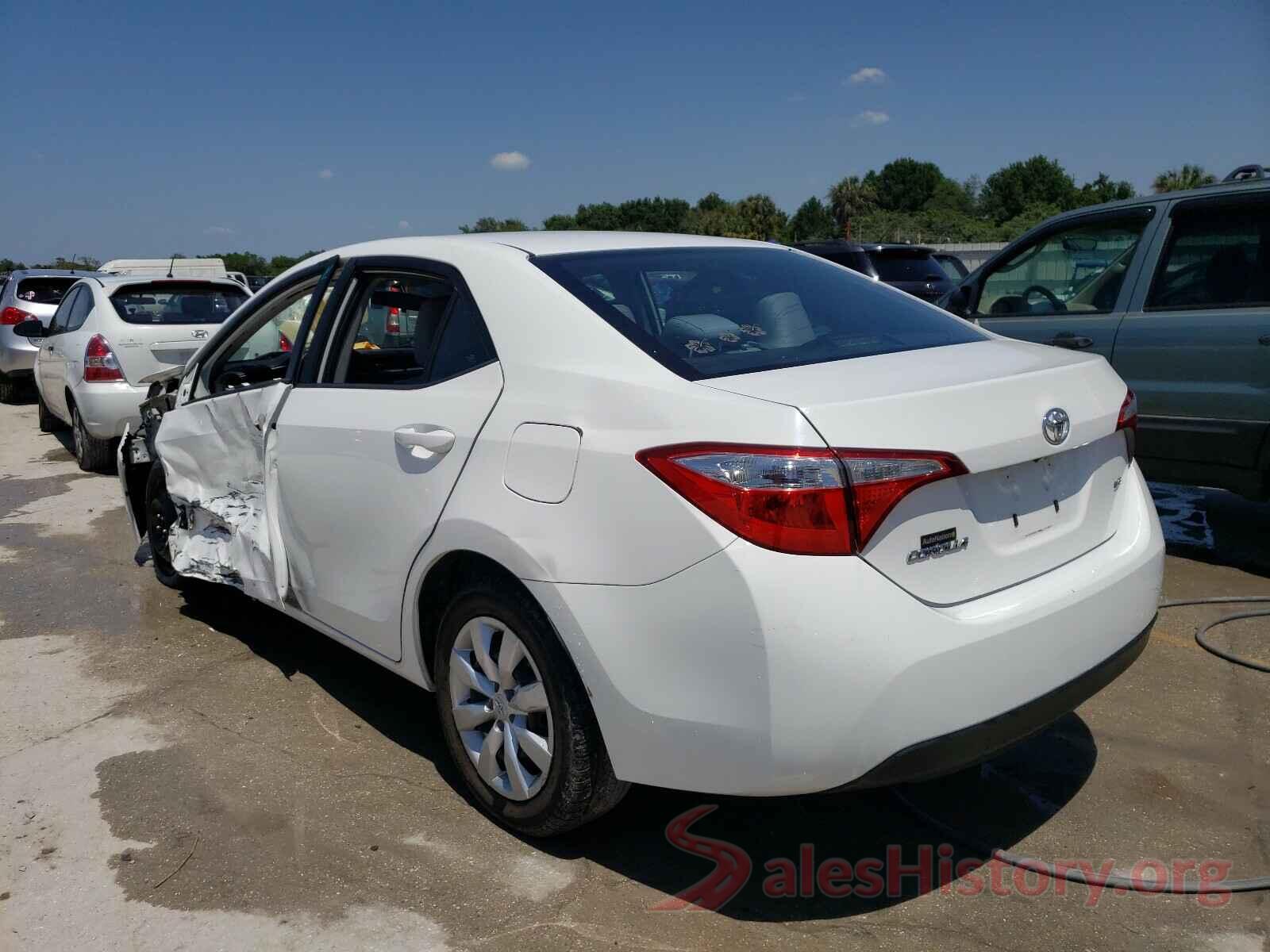 5YFBURHE0GP380457 2016 TOYOTA COROLLA