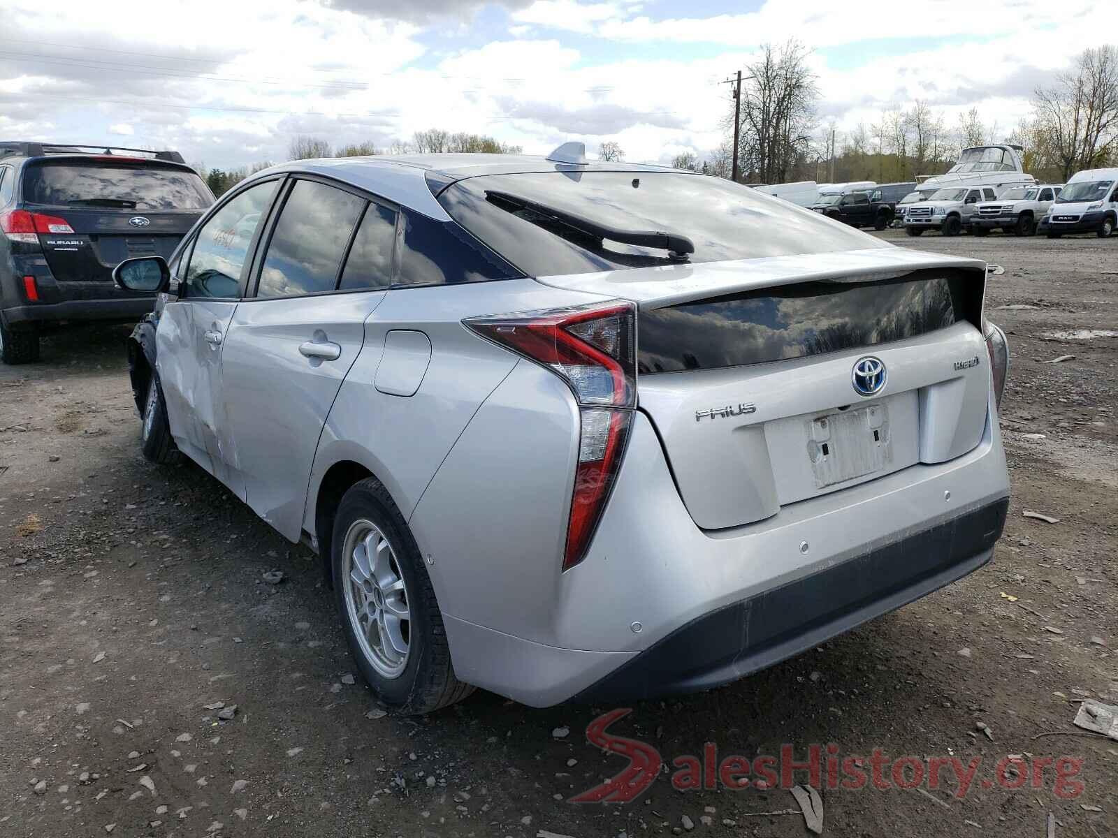 JTDKARFU1G3024501 2016 TOYOTA PRIUS