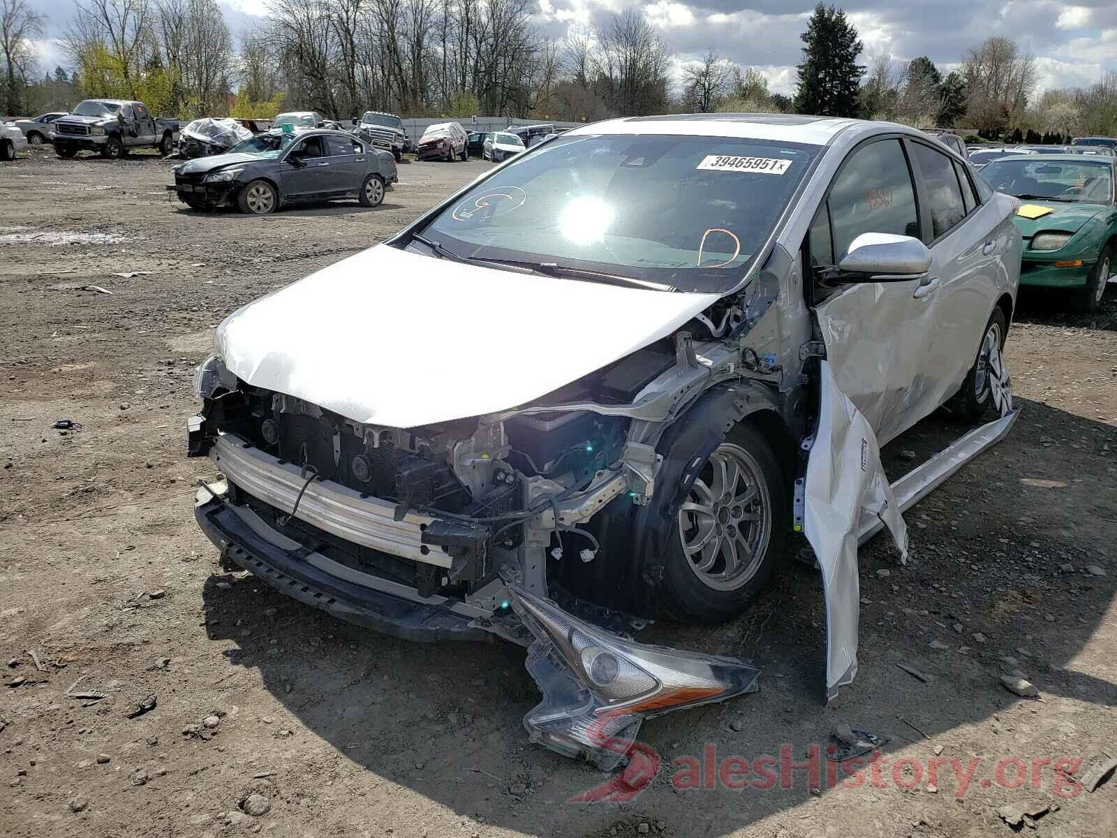 JTDKARFU1G3024501 2016 TOYOTA PRIUS