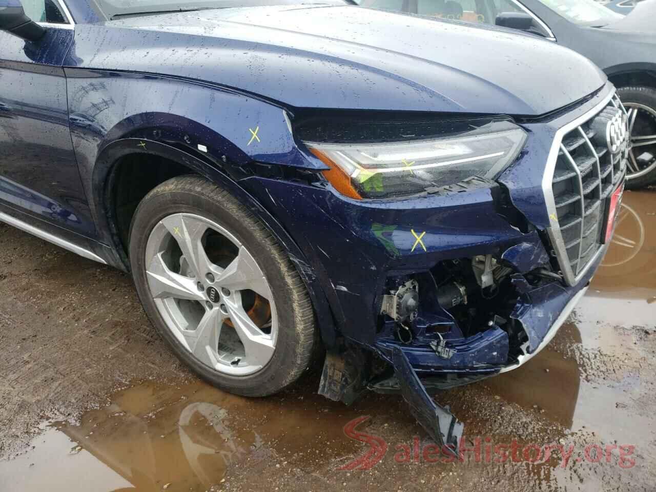 WA1BAAFYXM2070652 2021 AUDI Q5