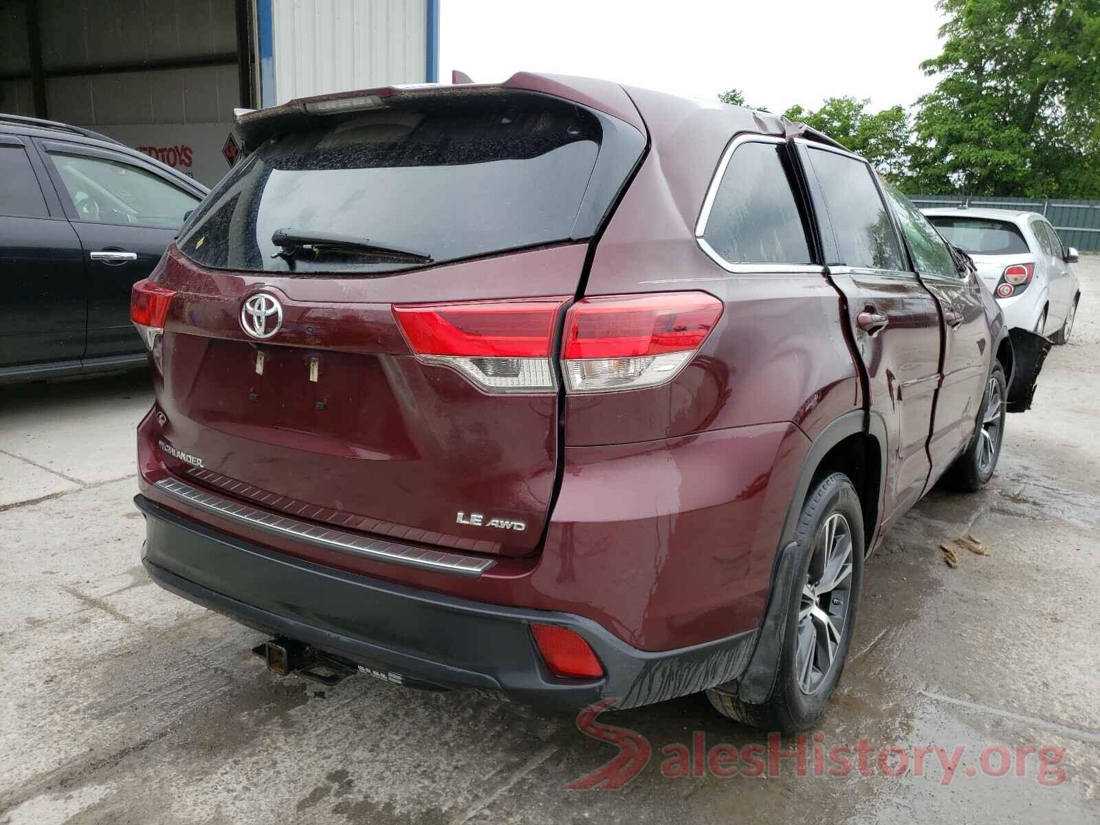 5TDBZRFH9JS908011 2018 TOYOTA HIGHLANDER