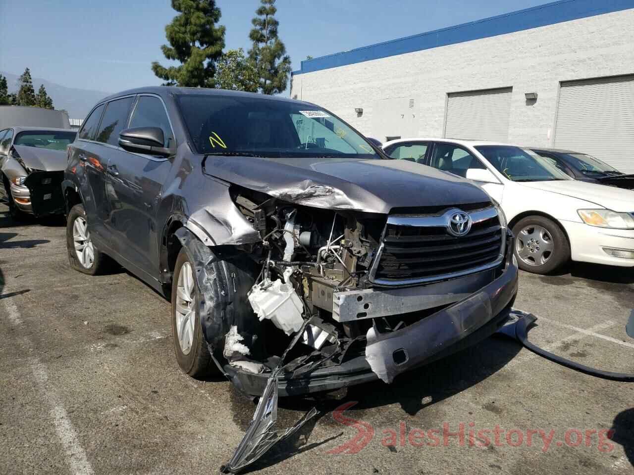 5TDZKRFHXGS184566 2016 TOYOTA HIGHLANDER