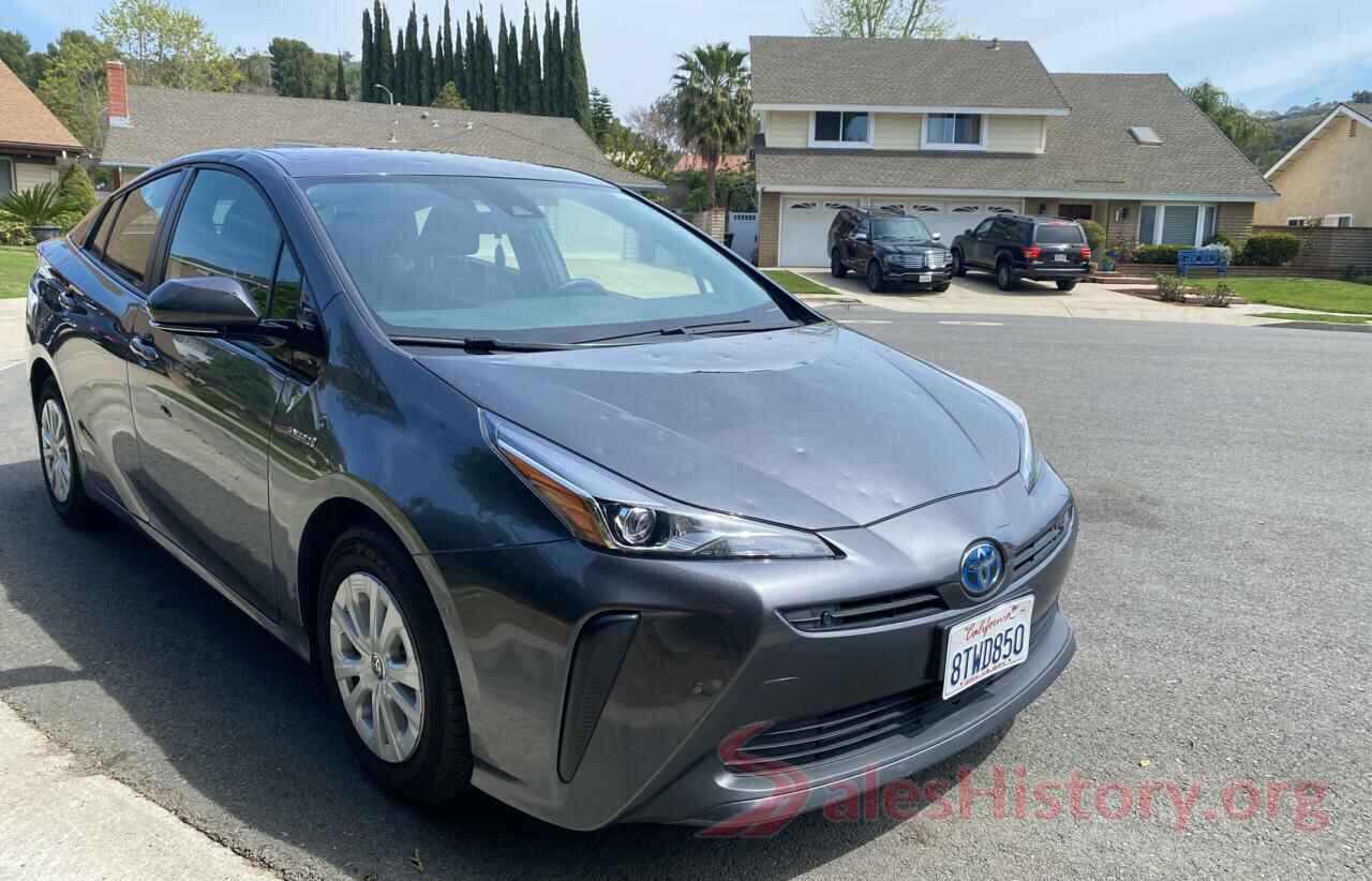 JTDKARFU3K3077032 2019 TOYOTA PRIUS