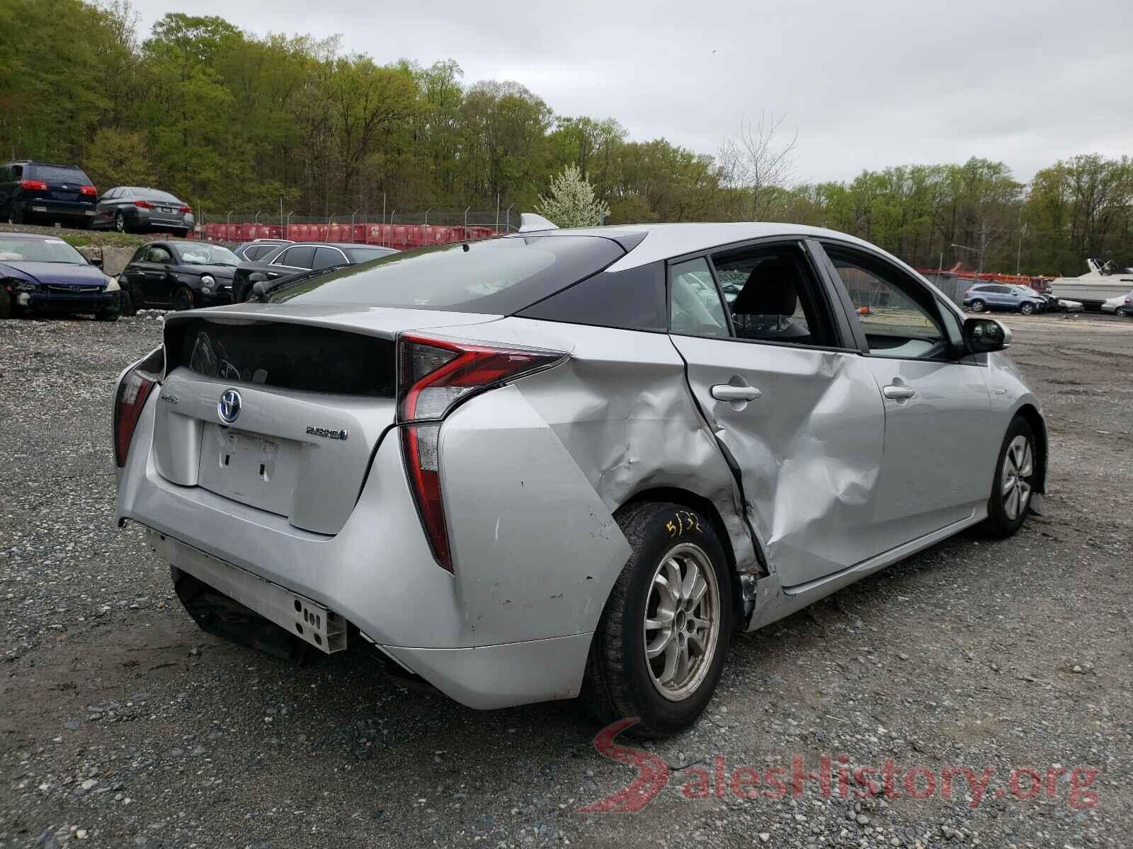 JTDKBRFU4G3001193 2016 TOYOTA PRIUS