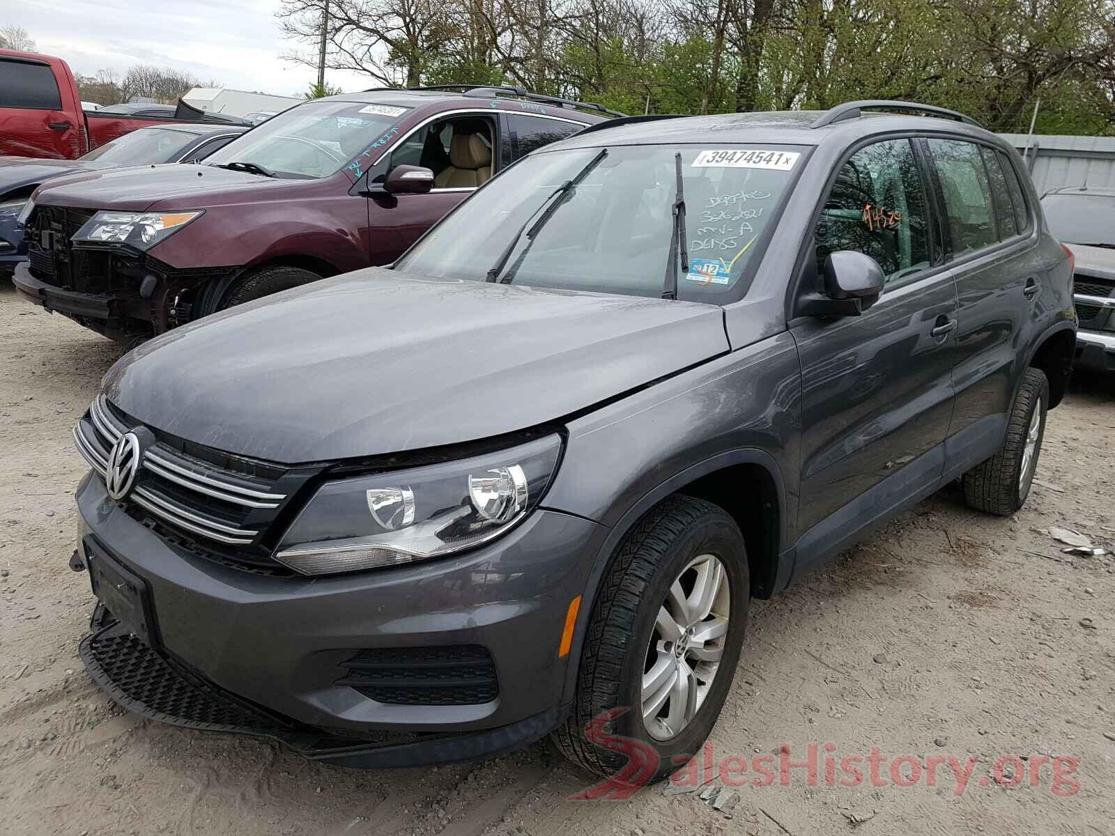 WVGAV7AX7GW558330 2016 VOLKSWAGEN TIGUAN