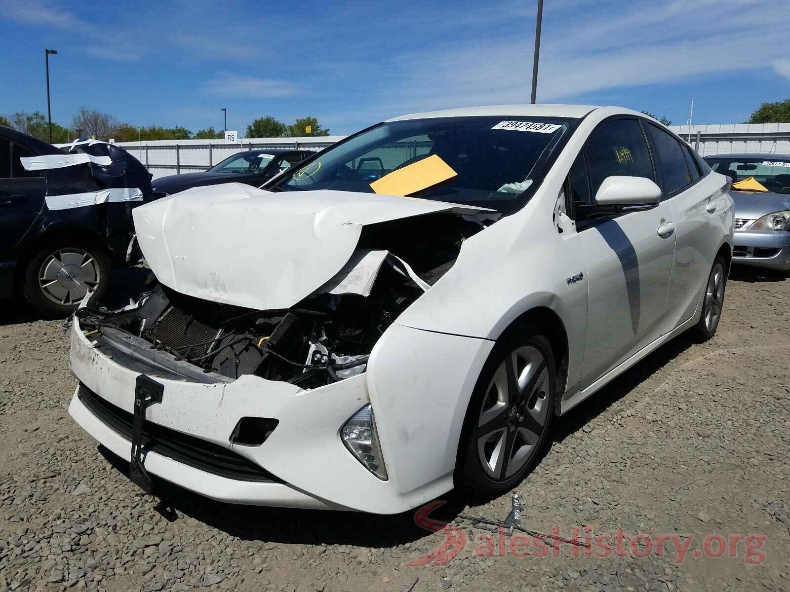 JTDKARFU1G3513660 2016 TOYOTA PRIUS