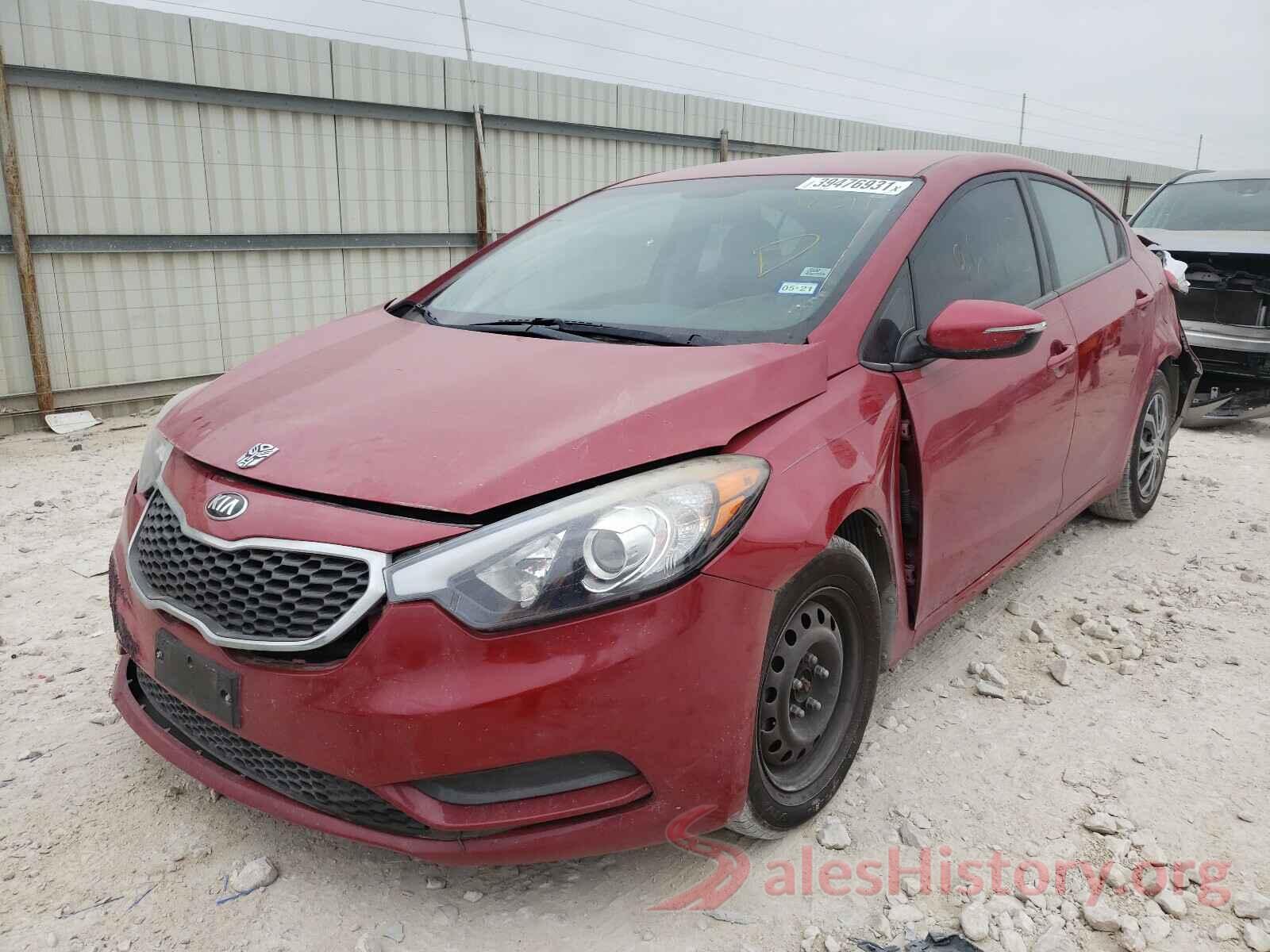 KNAFX4A66G5512811 2016 KIA FORTE