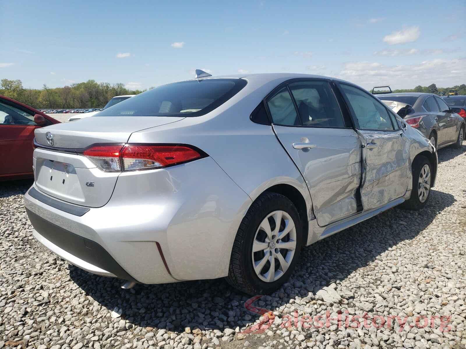 JTDEPRAEXLJ009769 2020 TOYOTA COROLLA