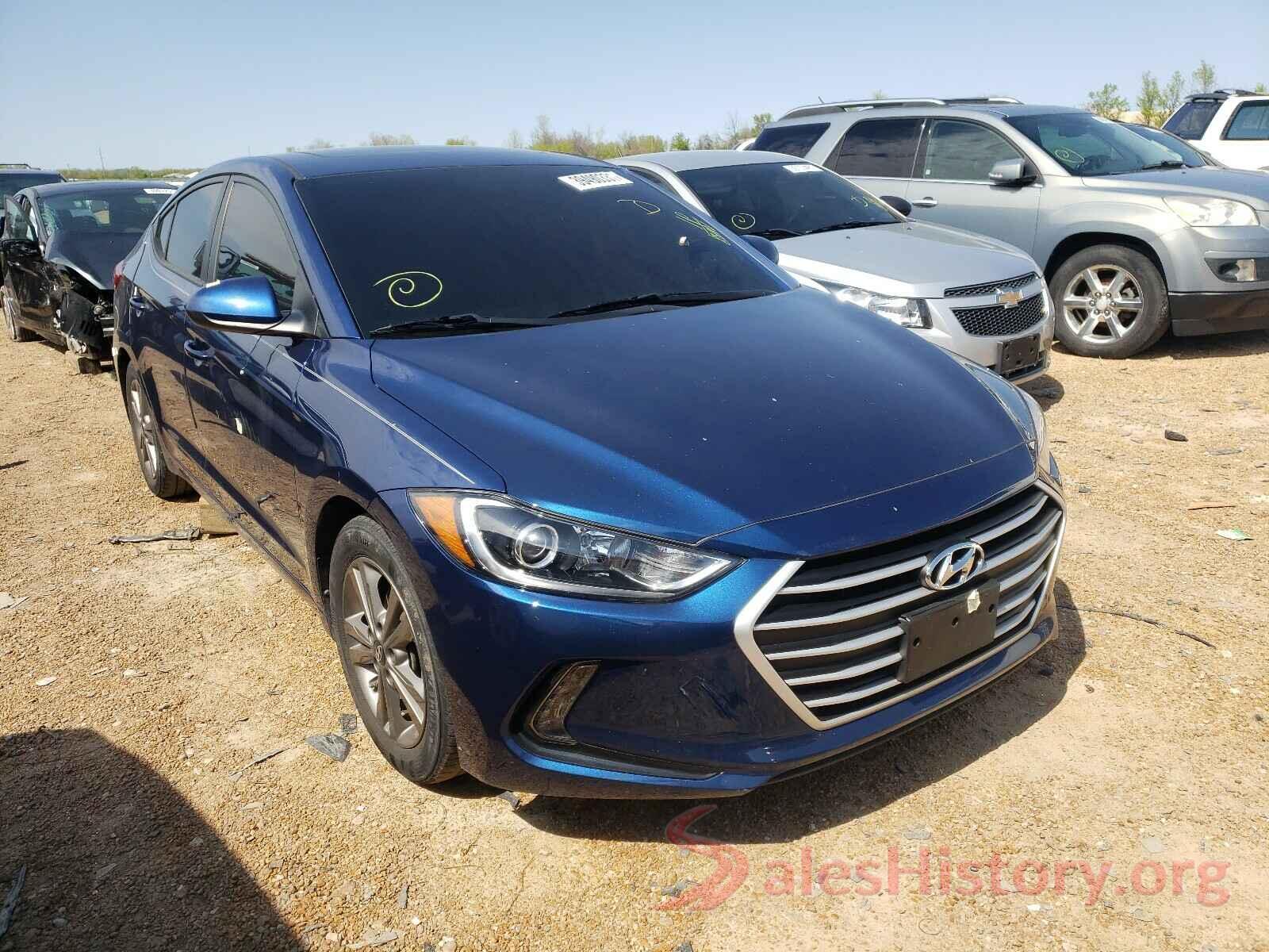 5NPD84LF0JH383895 2018 HYUNDAI ELANTRA