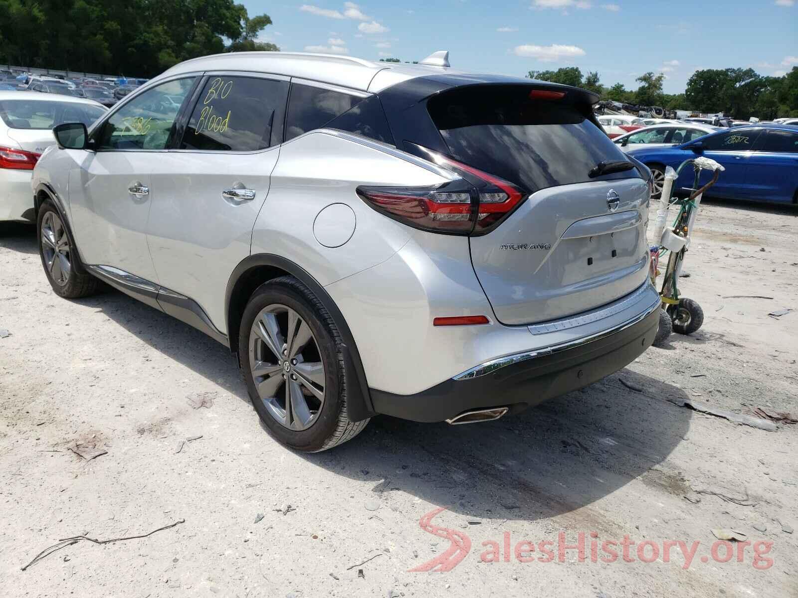 5N1AZ2DS7LN141409 2020 NISSAN MURANO