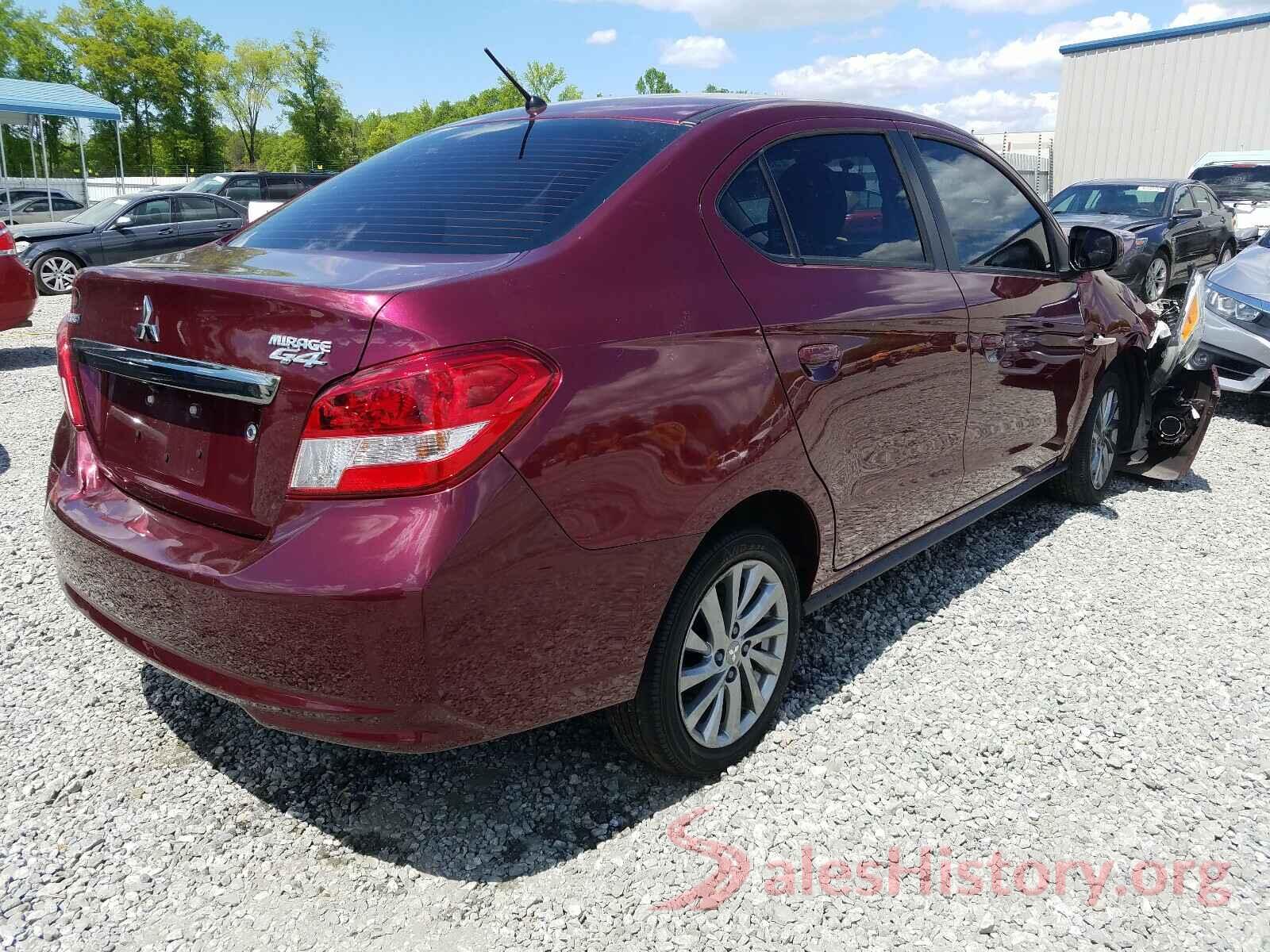 ML32F3FJ3KHF15190 2019 MITSUBISHI MIRAGE