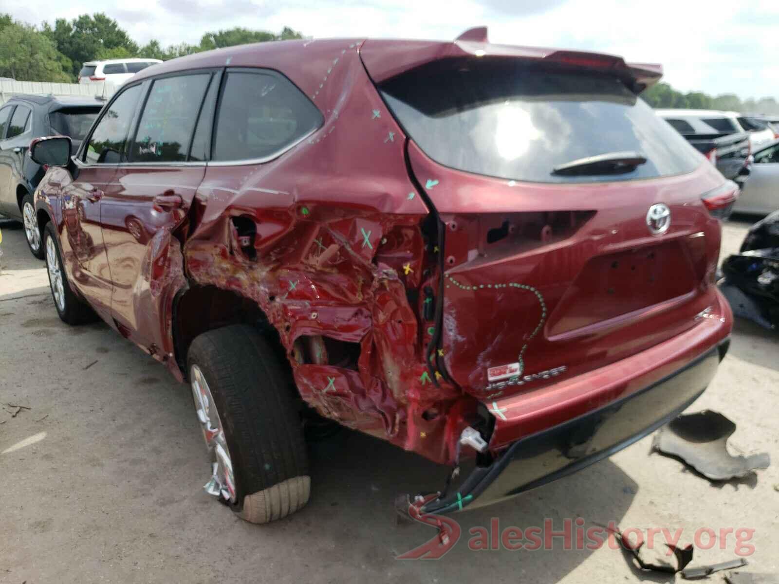 5TDYZRAH6LS004167 2020 TOYOTA HIGHLANDER