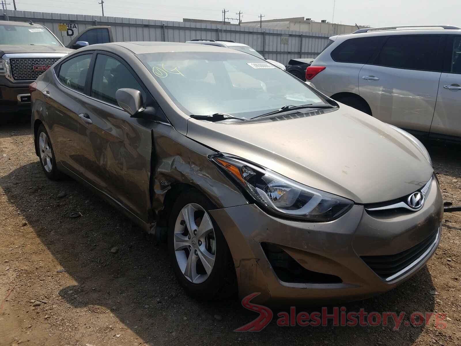 5NPDH4AE6GH795449 2016 HYUNDAI ELANTRA