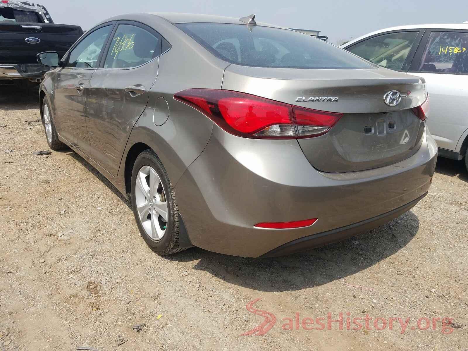 5NPDH4AE6GH795449 2016 HYUNDAI ELANTRA